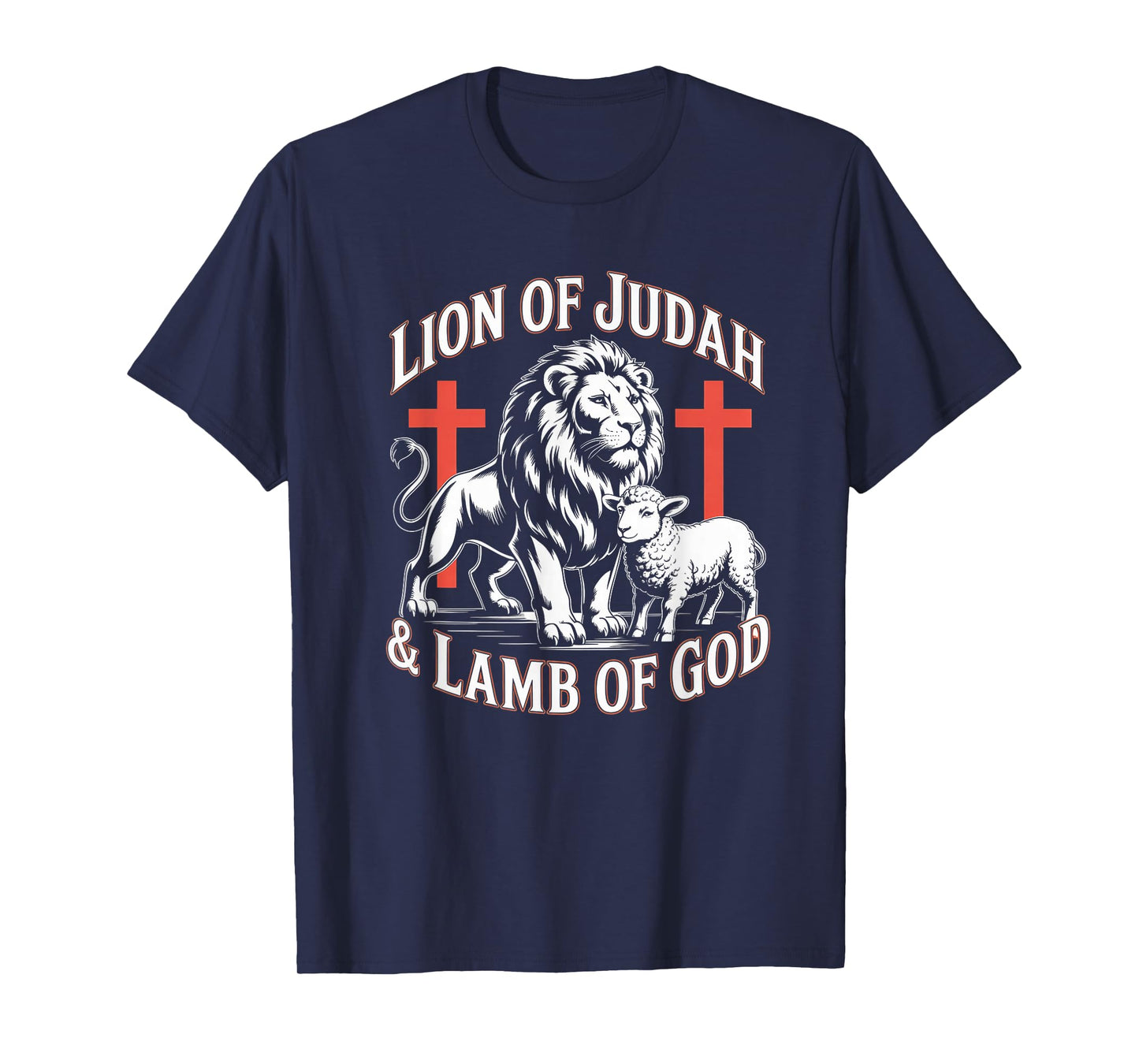 Lion of Judah Lamb of God Christian Streetwear T-Shirt