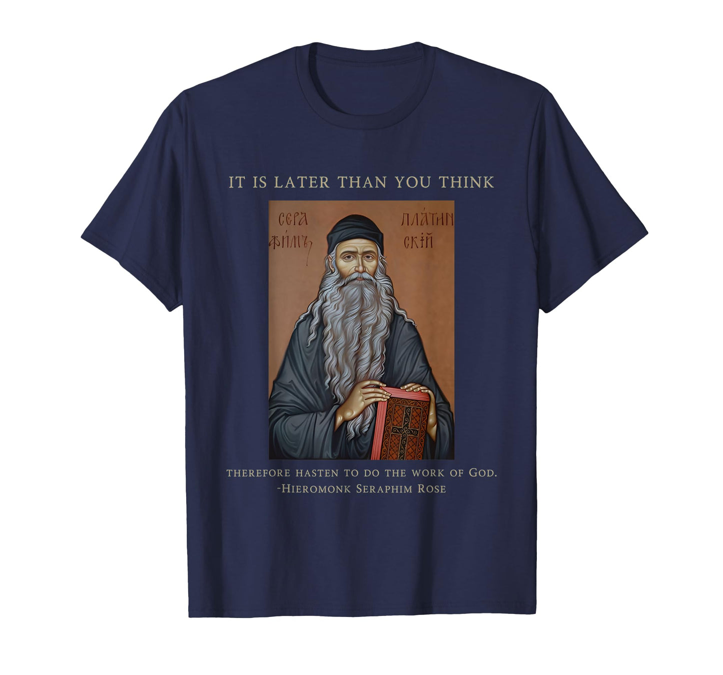 Eastern Orthodox Christian Seraphim Rose T-Shirt
