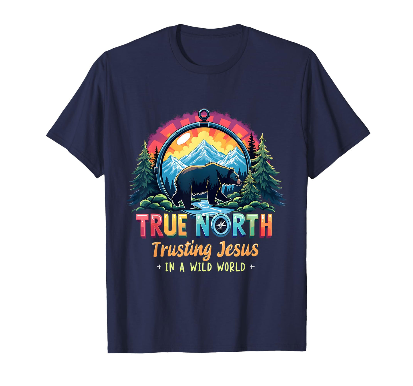 VBS 2025 True North Trusting Jesus Christian Summer T-Shirt