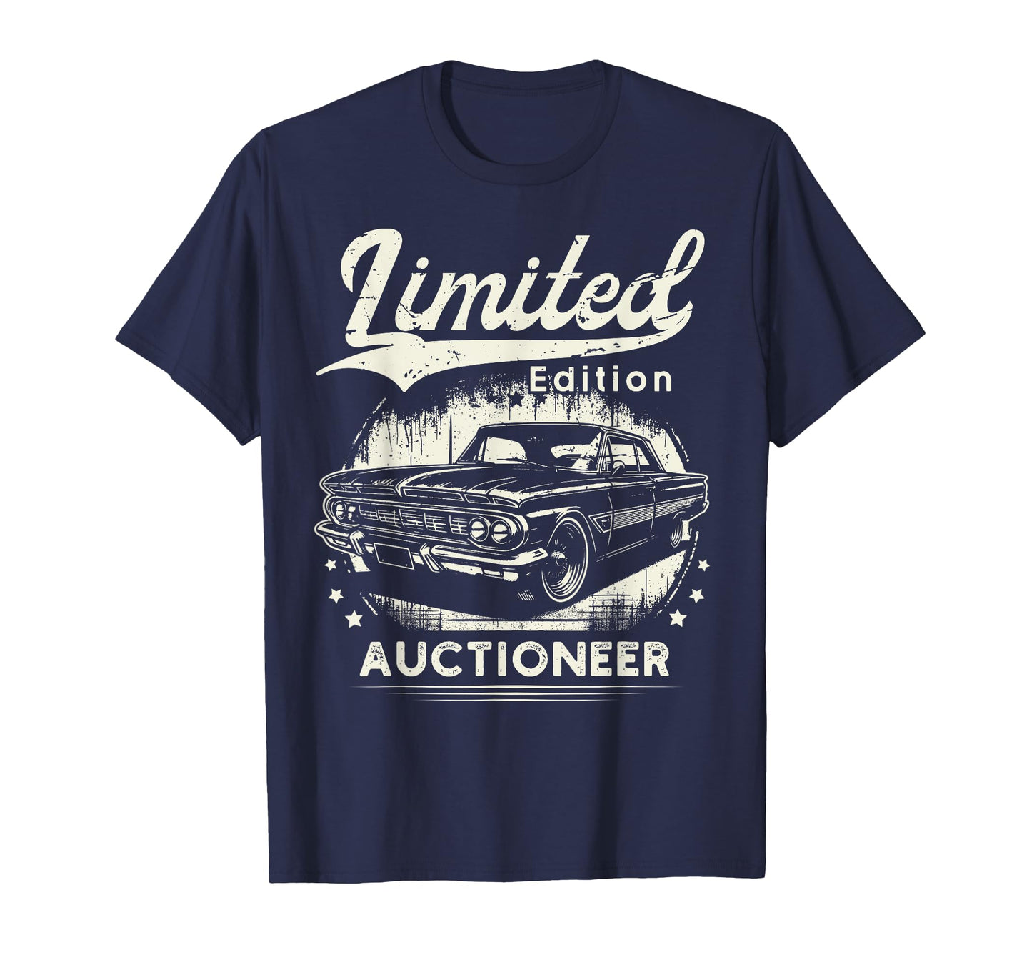 Auctioneer Job classic car Birthday Worker Professional T-Shirt