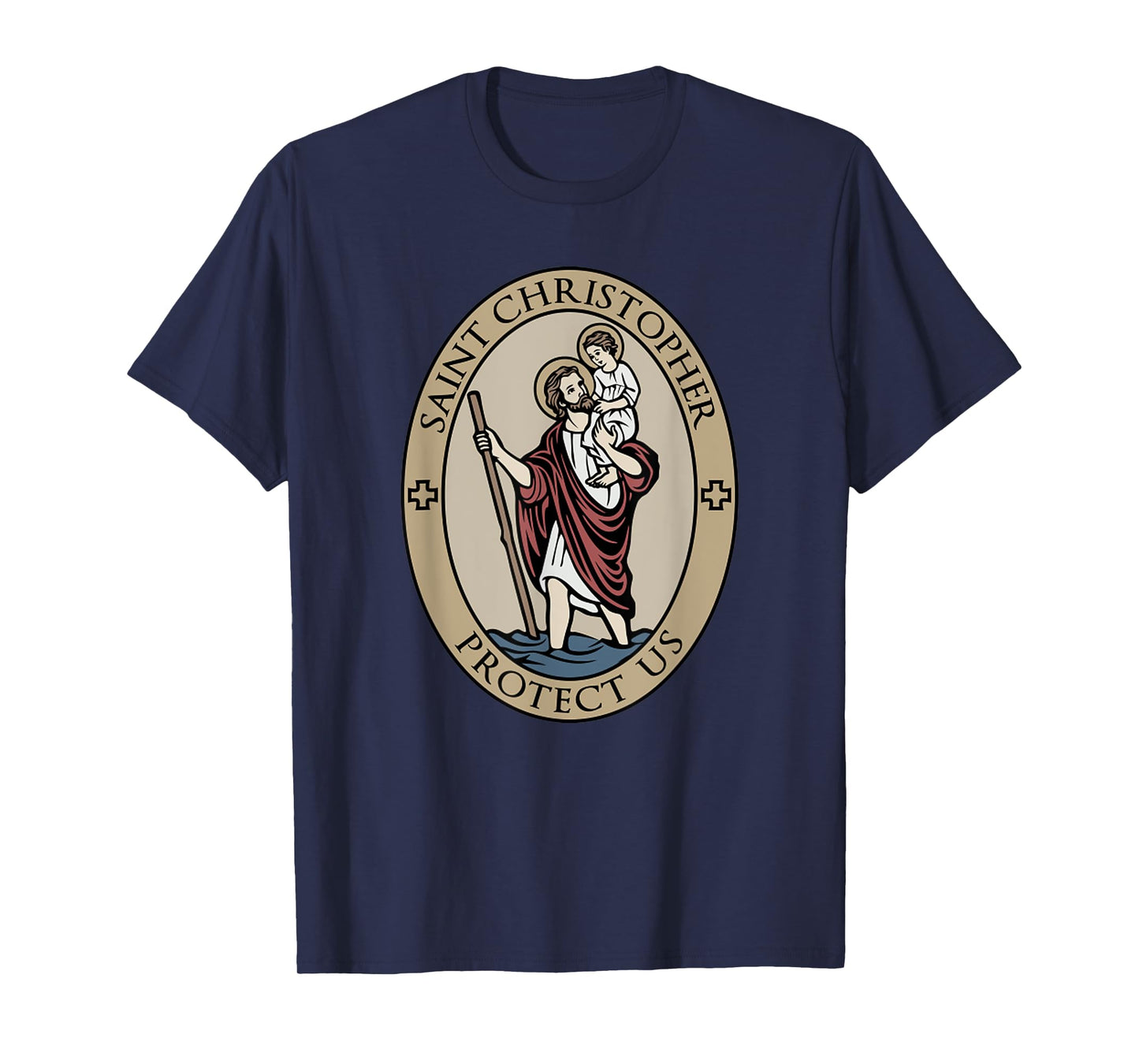 Funny Saint Christopher Bearer of Christ T-Shirt