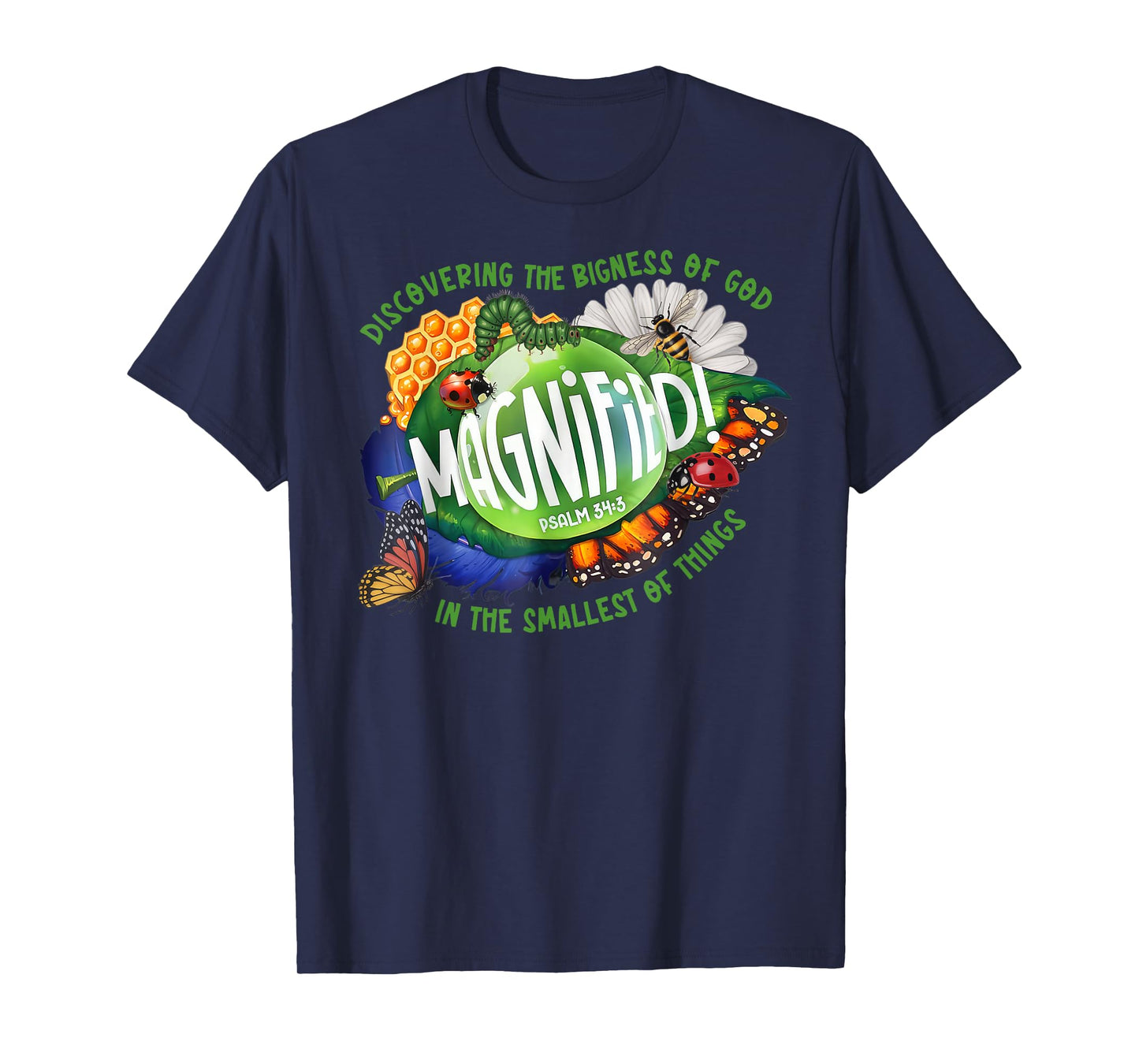 Magnified VBS 2025 Discovering the Bigness of God Christian T-Shirt