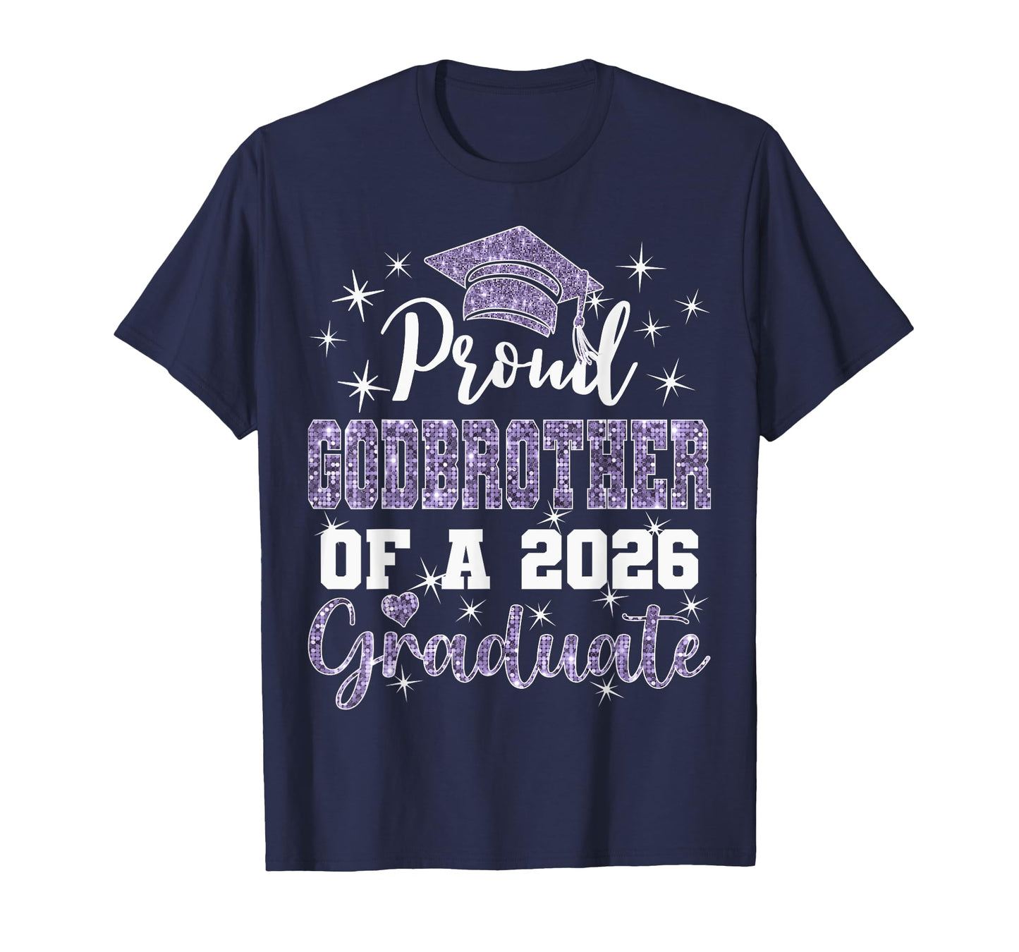Super Proud Godbrother of 2026 Graduate Graduation Family T-Shirt