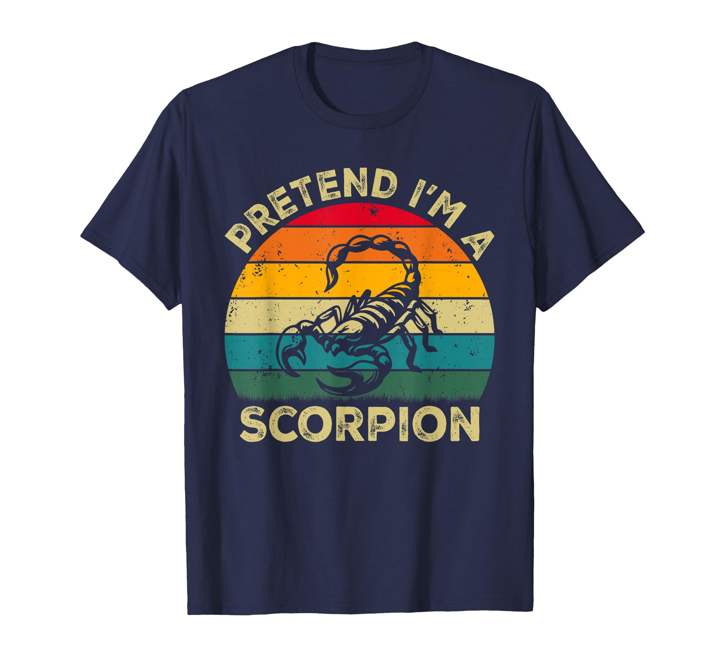 Pretend I'm A Scorpion Lazy Halloween Costume T-Shirt