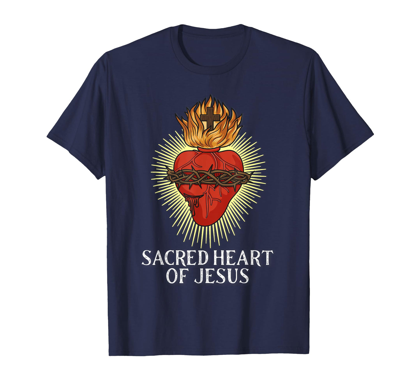Sacred Heart Of Jesus Traditional Catholic T-Shirt