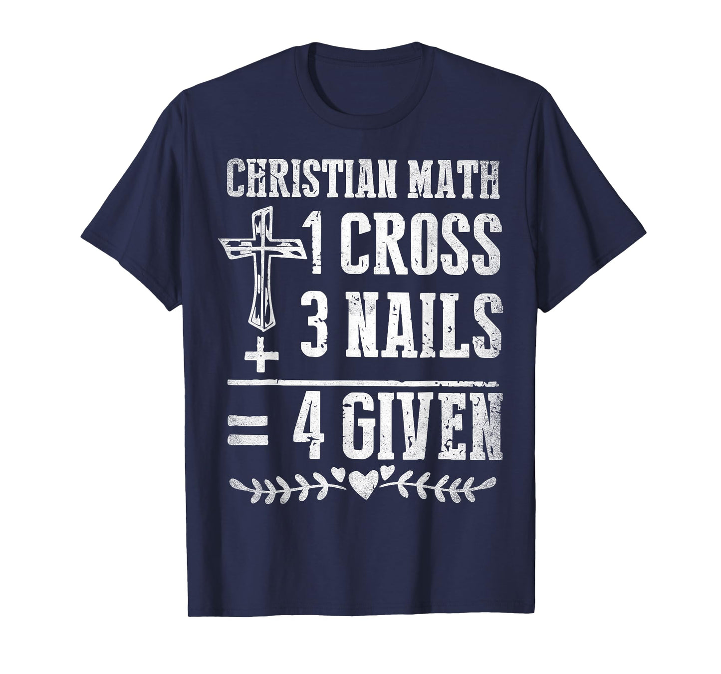 Christian Math God Worshiper Christ Follower Religion Funny T-Shirt