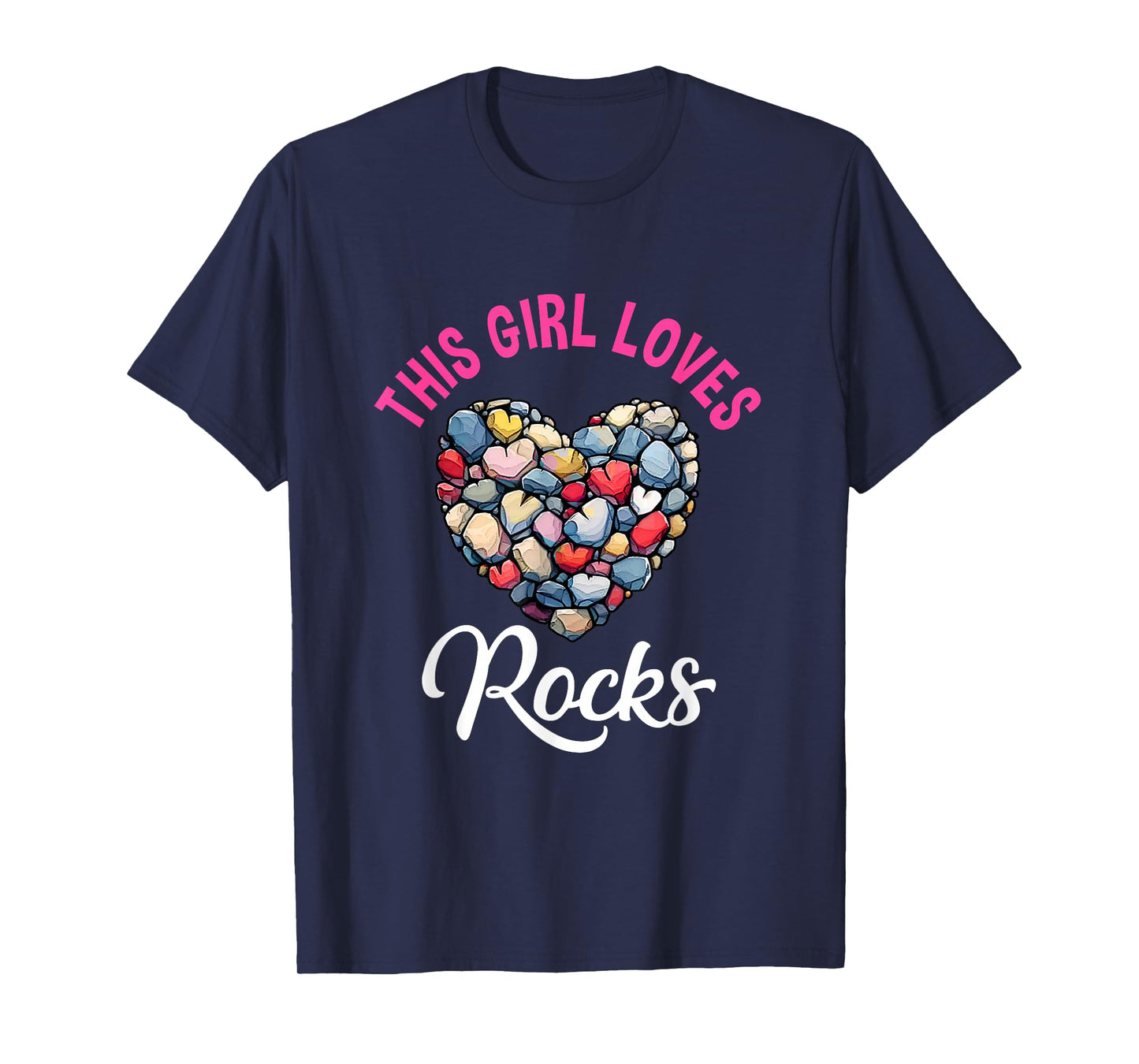 Rock Collector Hunting Women Girl Stones Geology Rockhound T-Shirt