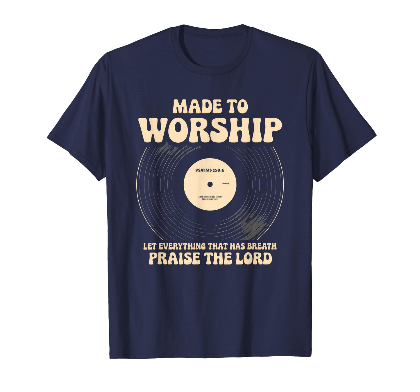 Worship Tshirt Christian Music Retro Cassette Psalms 150:6 T-Shirt