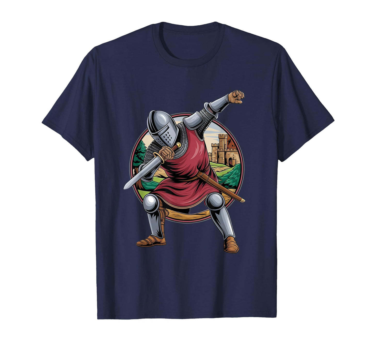 Dabbing Medieval Knight T-Shirt