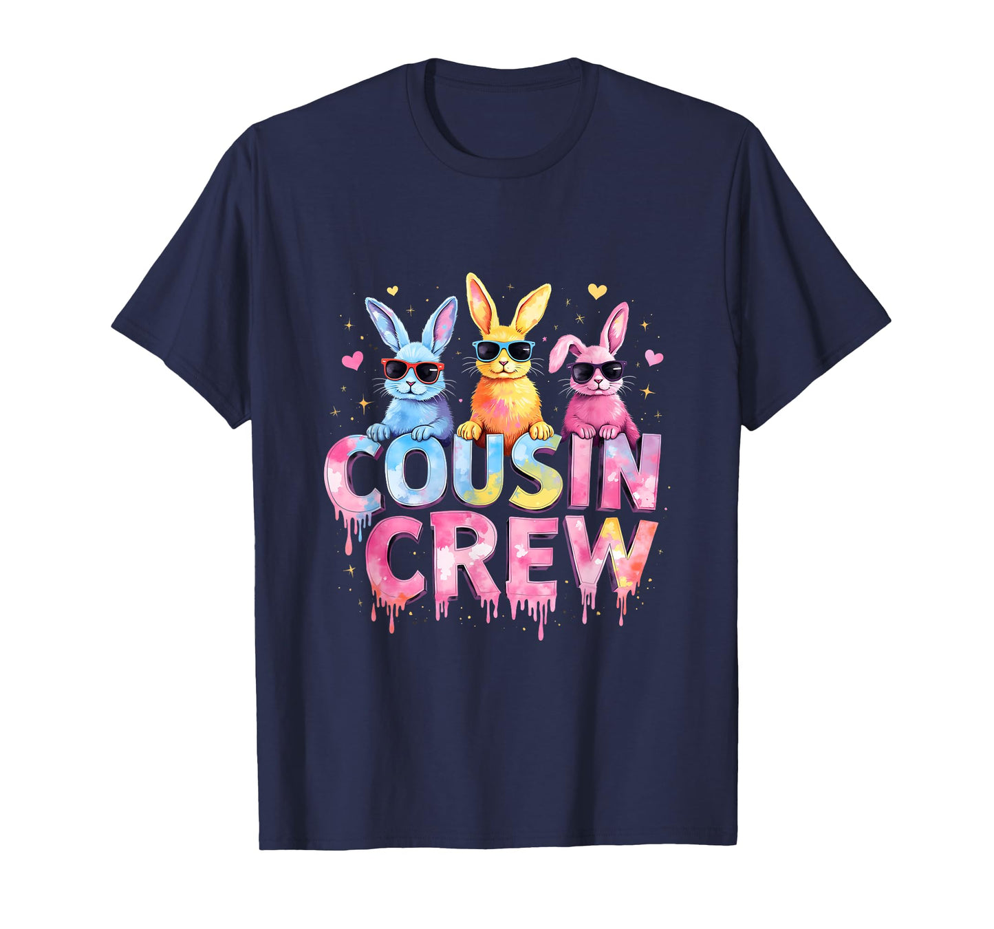 Cousin Crew Easter Bunny Family Matching Toddler Boys Girls T-Shirt