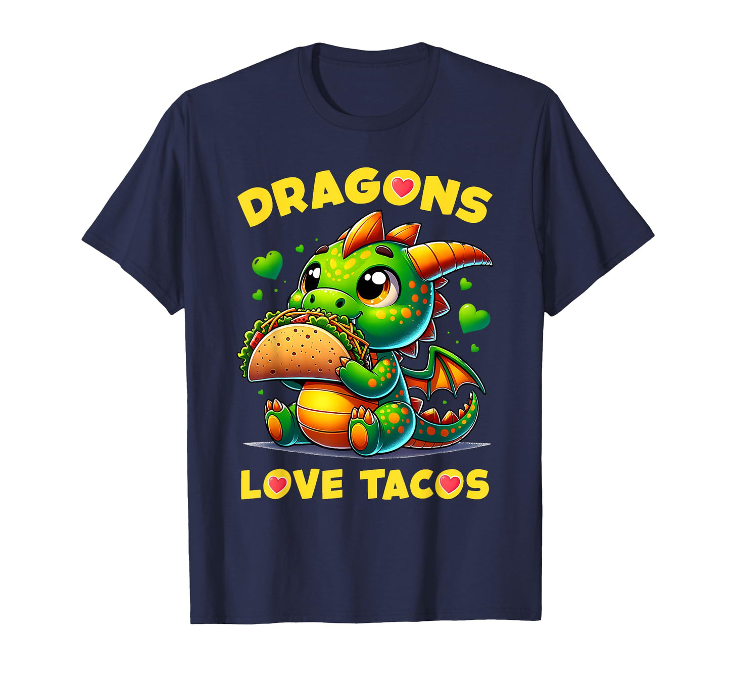 Dragons Love Tacos Cute Cinco De Mayo Mexican Food Kids Boys T-Shirt