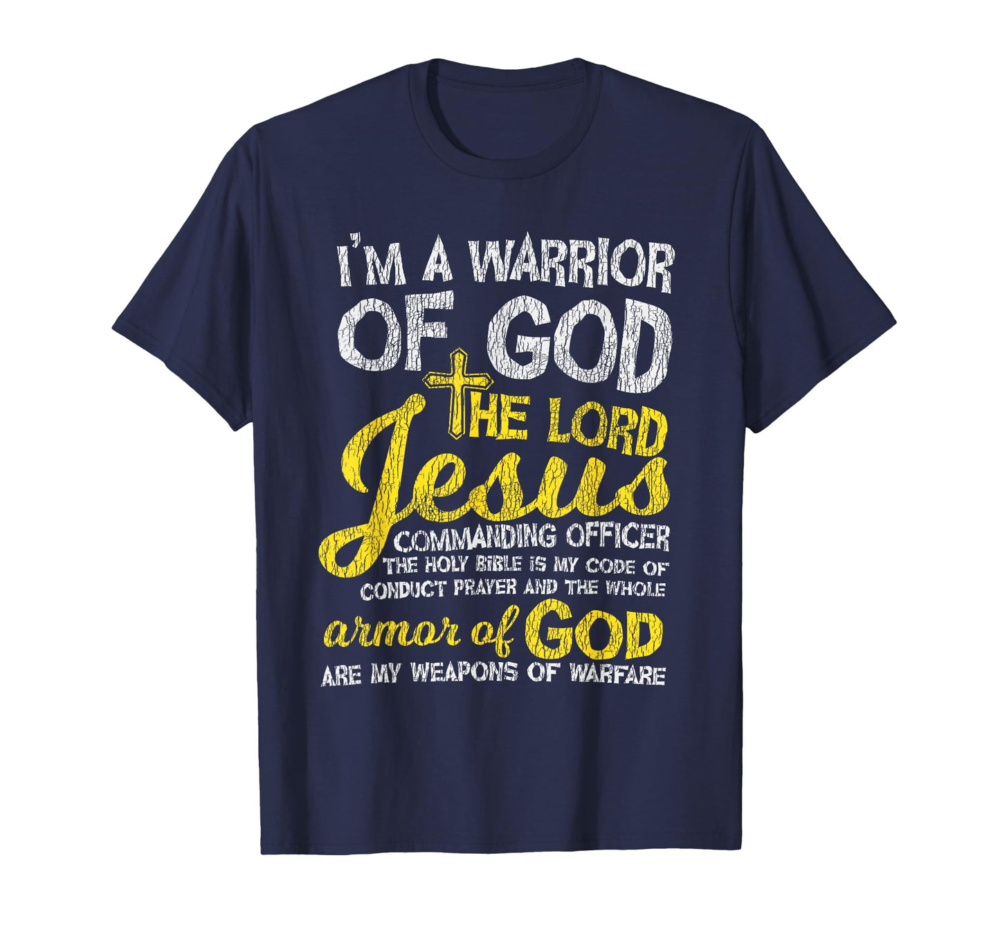 The Lord Jesus Armor Of God Cross Faith Christian Bible Gift T-Shirt
