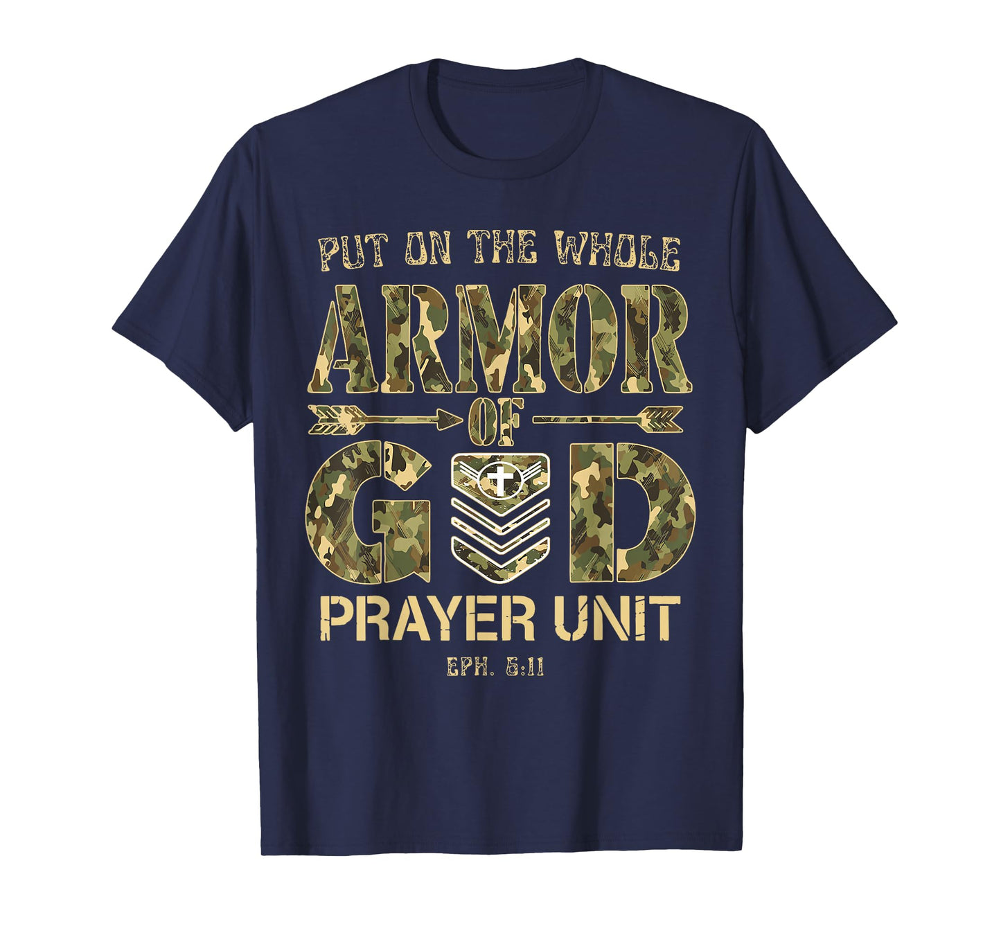 Put On The Full Armor of God - Christian Religious Bible T-Shirt