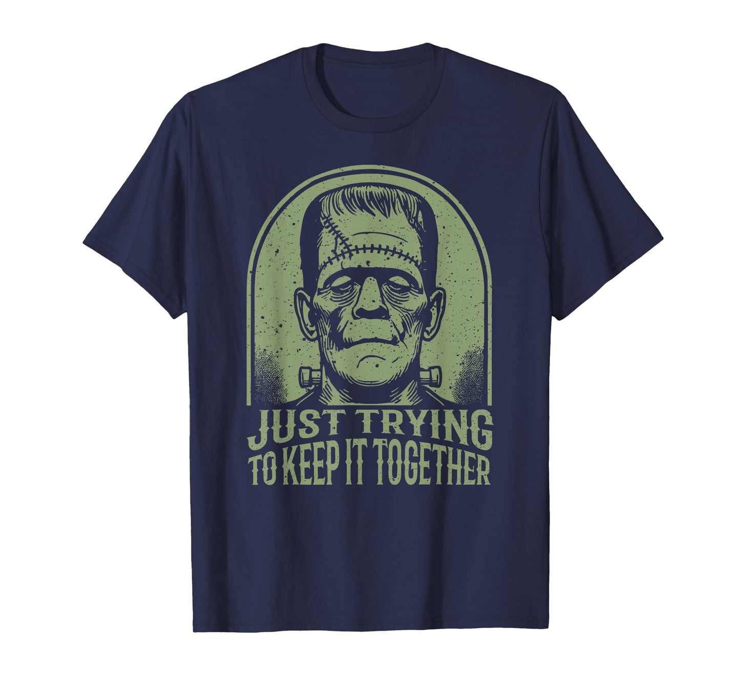 Retro Frankenstein Monster Just Trying to Keep it Together T-Shirt