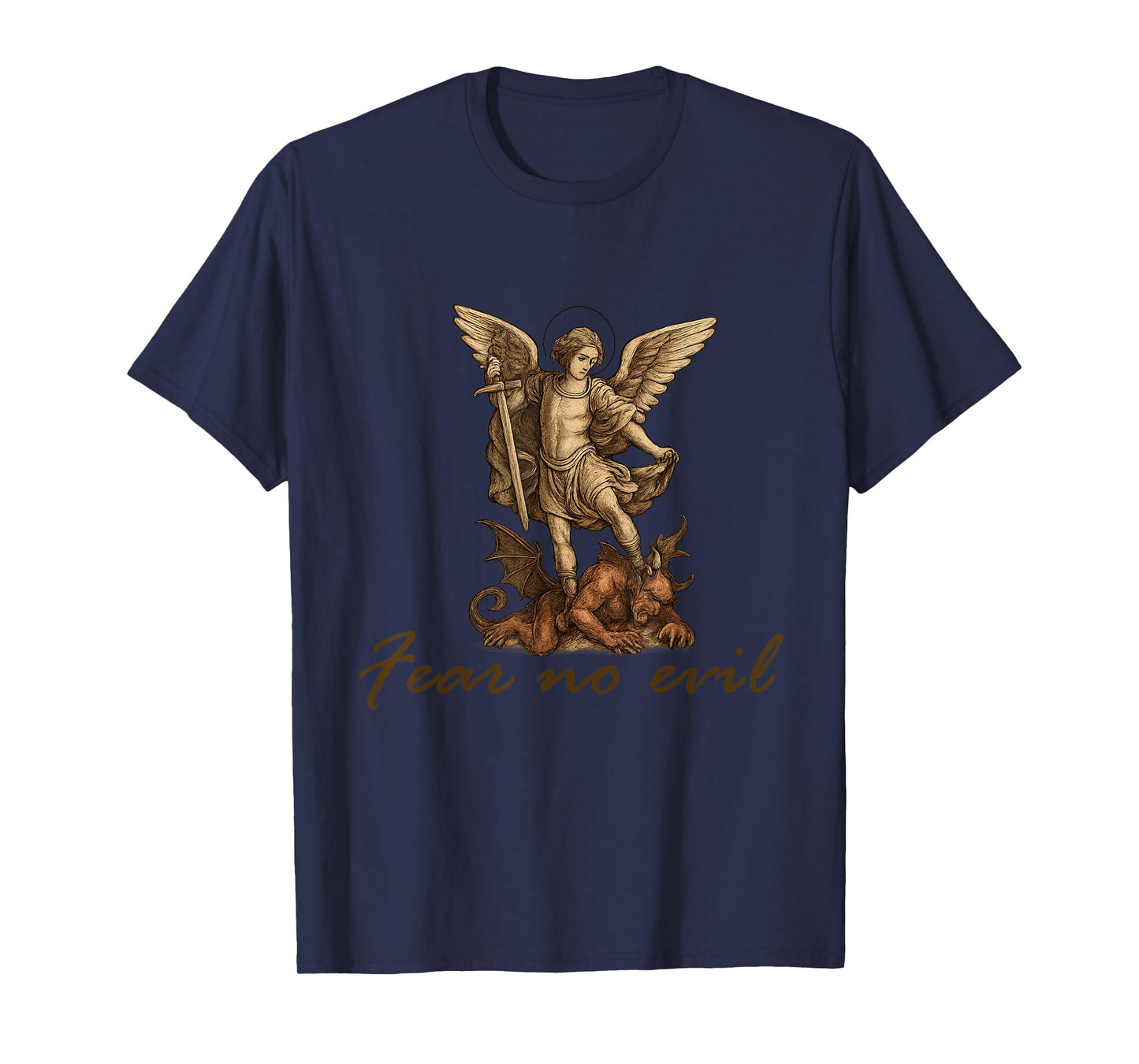 Archangel Michael Fear No Evil T-Shirt