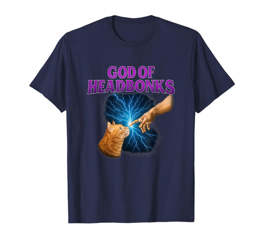 Funny Hand of God Cat T-Shirt