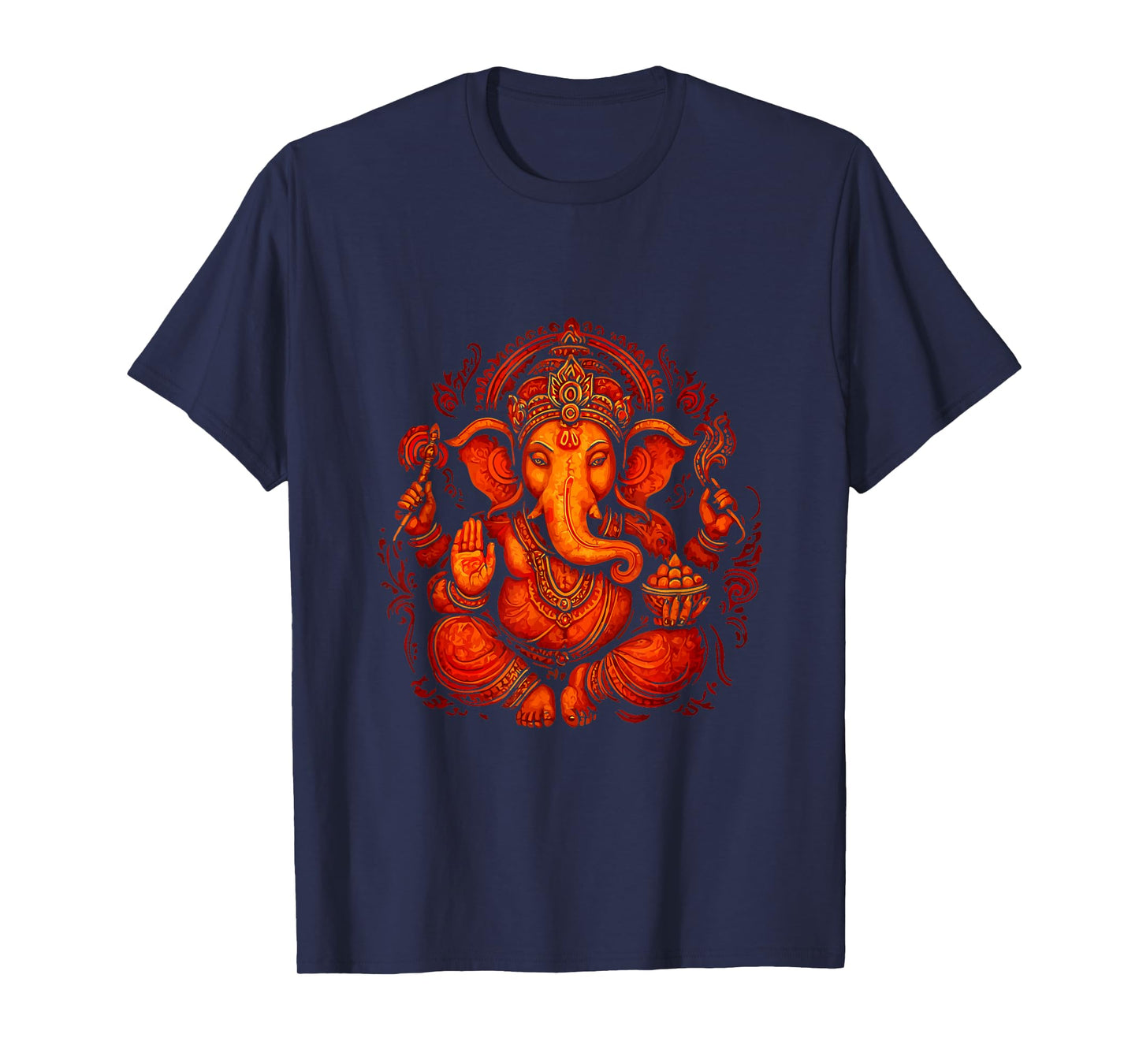 Ganesh Symbol Yoga Hindu Elephant God Ganesha Puja T-Shirt
