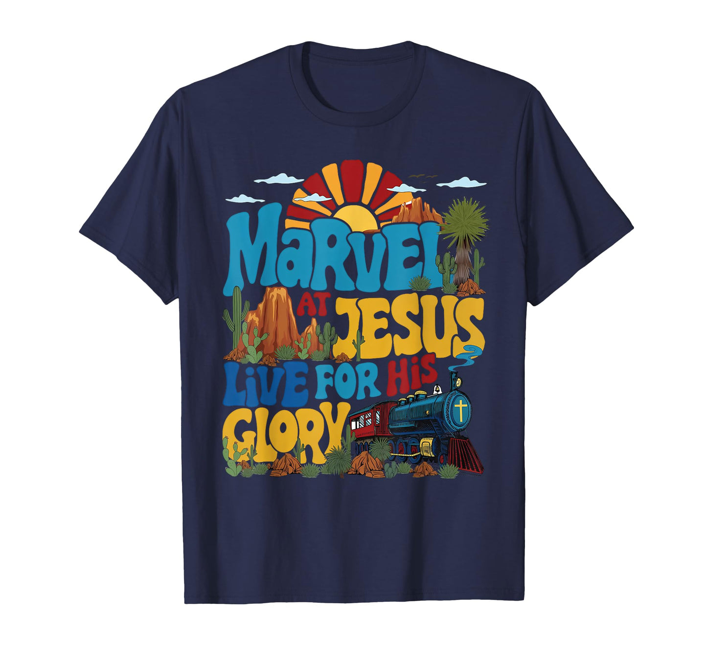 Marvel At Jesus VBS 2025 Live For Jesus's Glory Christian T-Shirt