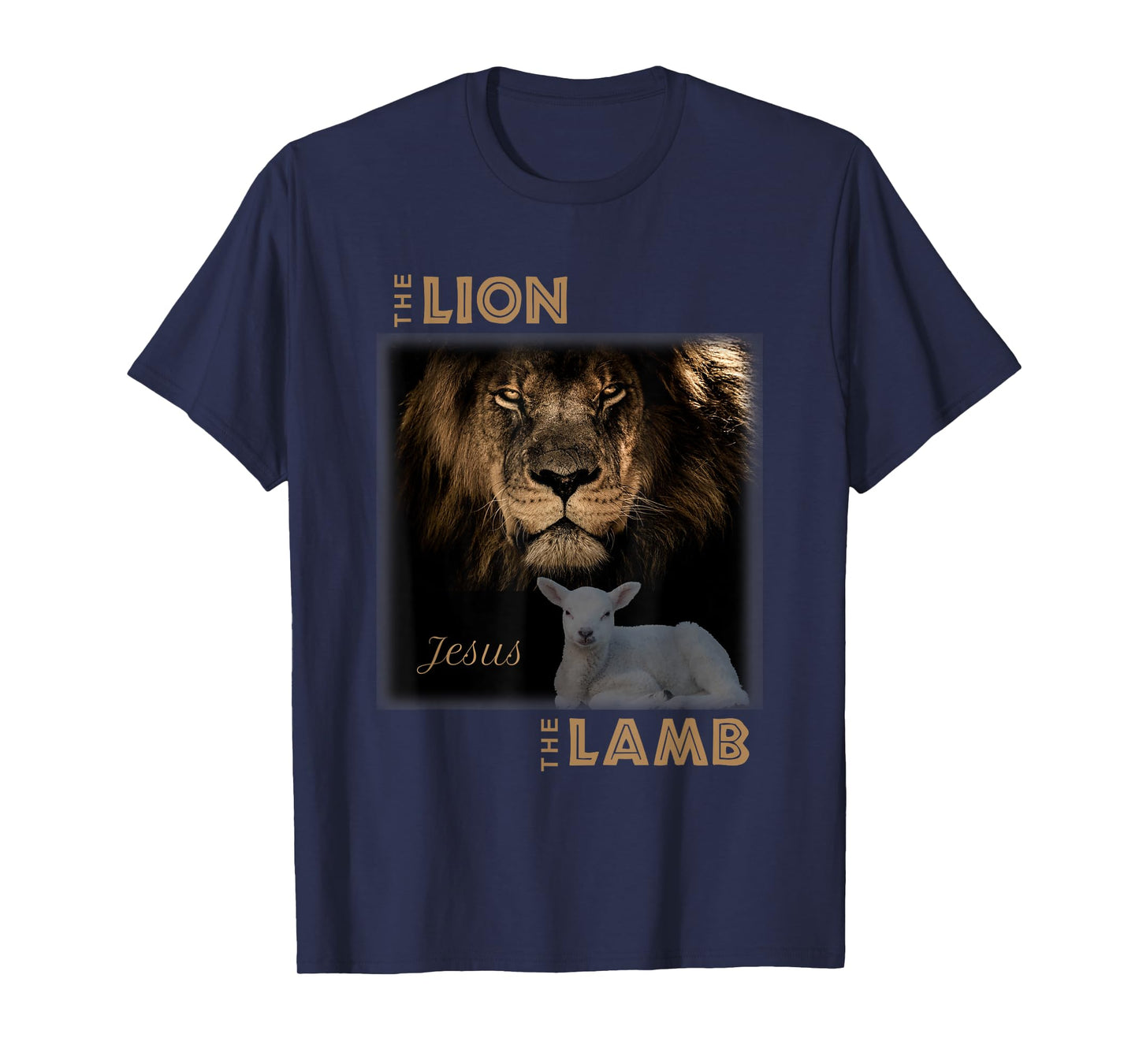 The Lion And The Lamb Jesus T-Shirt T-Shirt