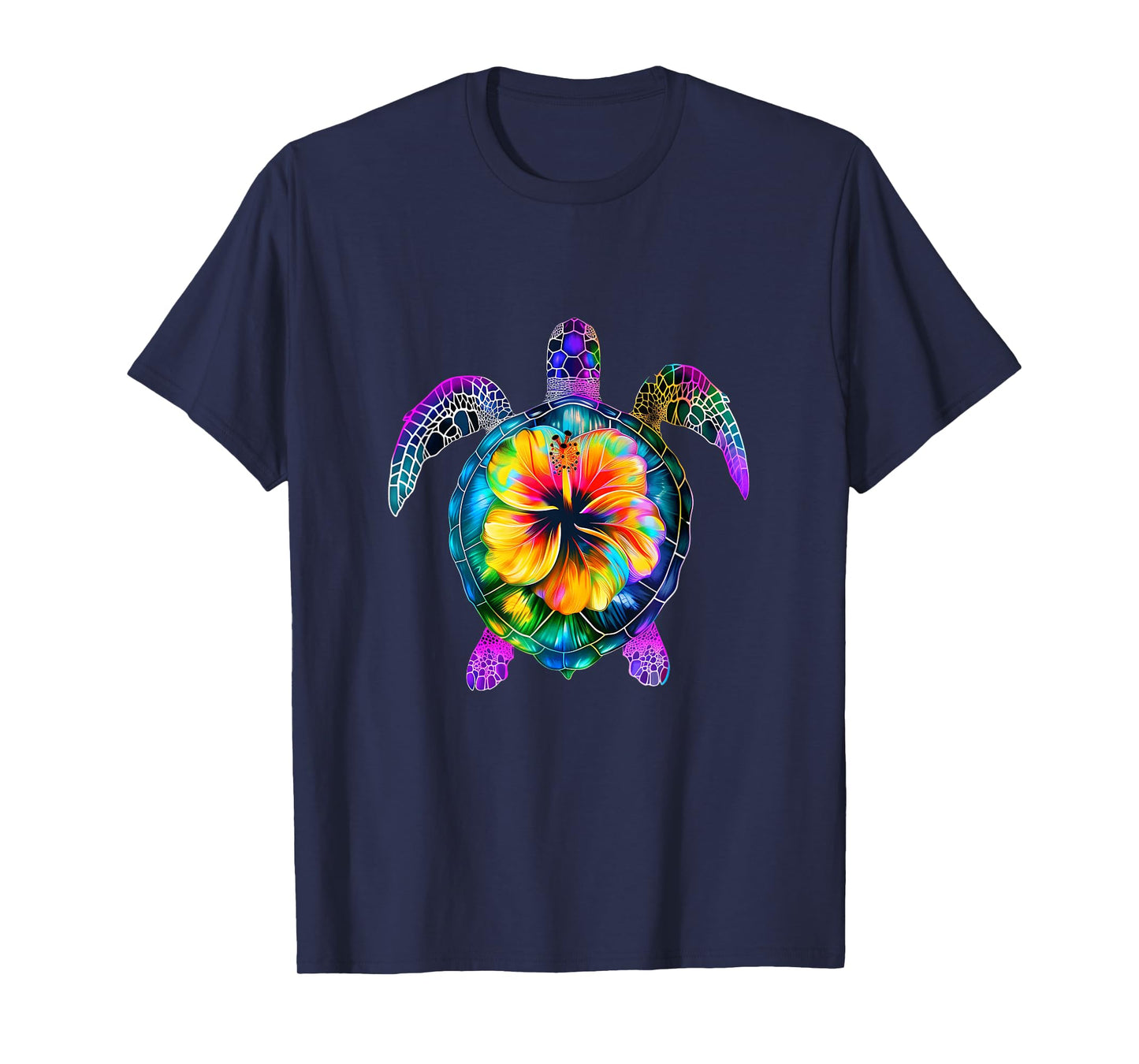 Hawaiian Tie Dye Sea Turtle Cute Hawaii For Men And Women T-Shirt