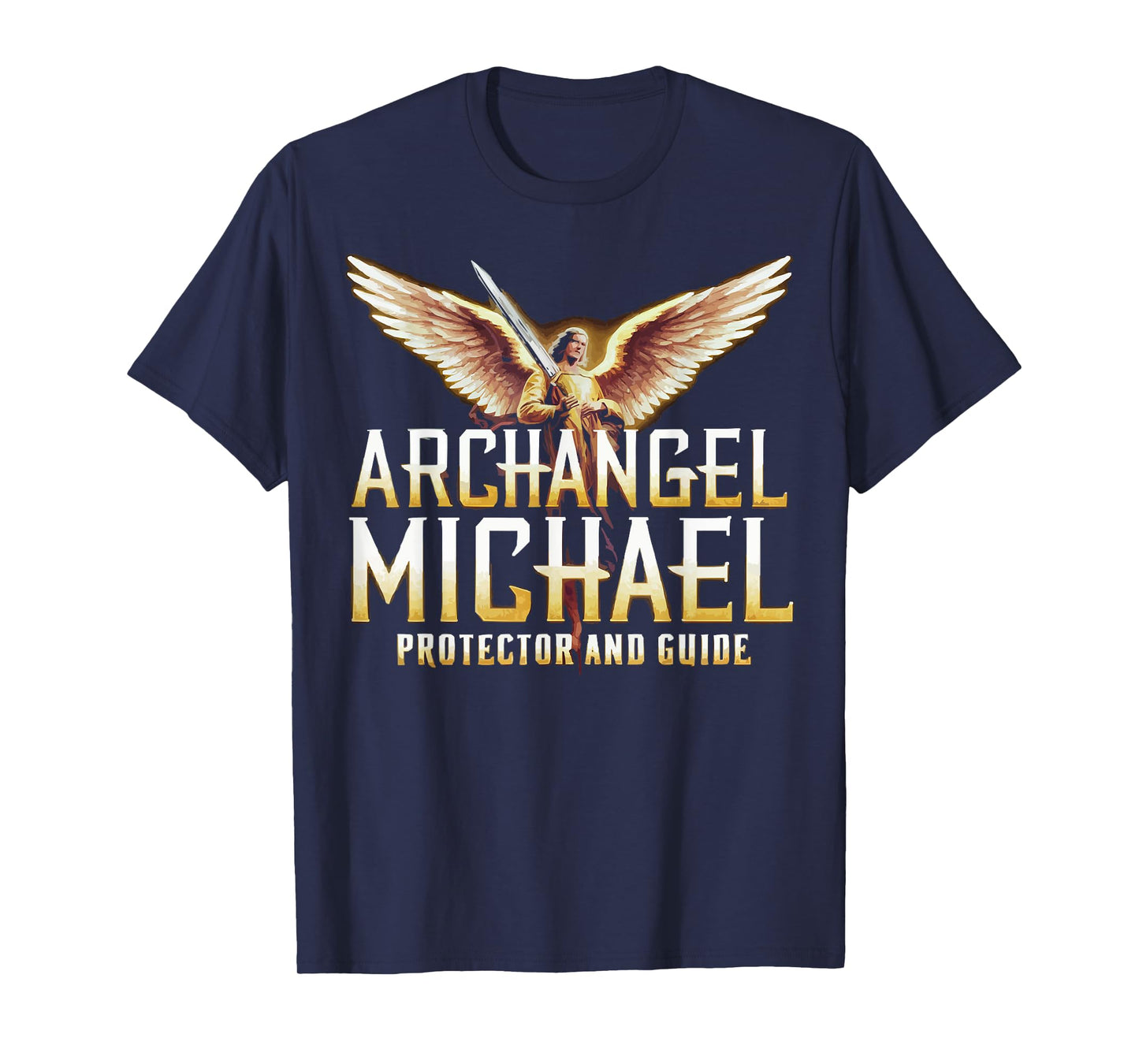 Archangel Michael Catholic Christianity Guardian Angel T-Shirt
