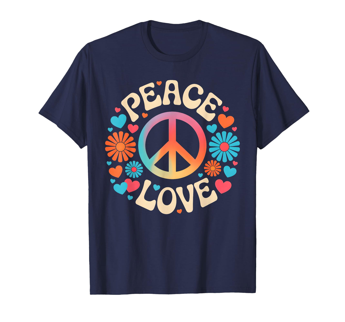 Groovy International Peace Day World Day of Peace Peace Bird T-Shirt