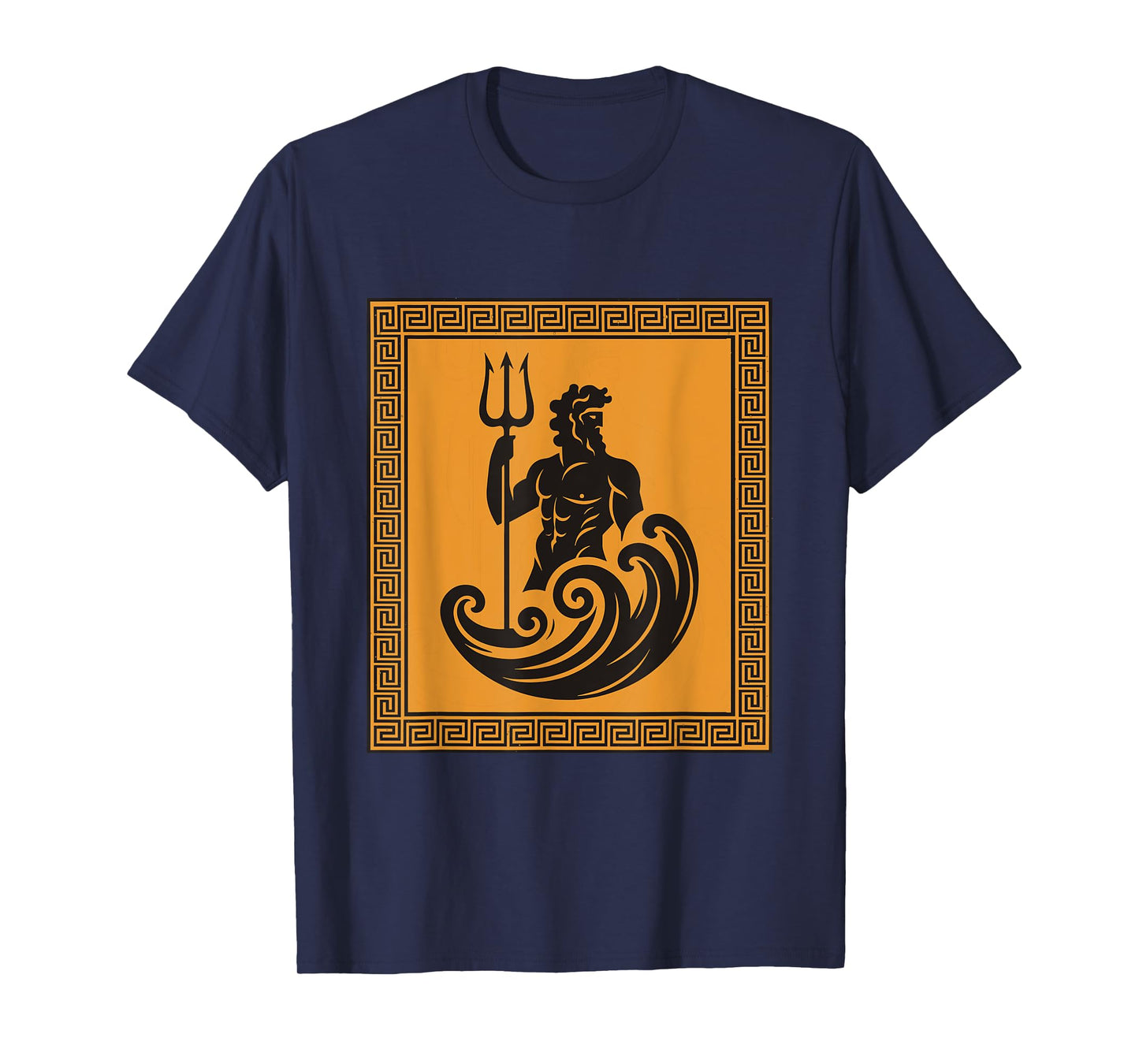 Poseidon God Trident Greek Mythology Ancient Greece Art Myth T-Shirt