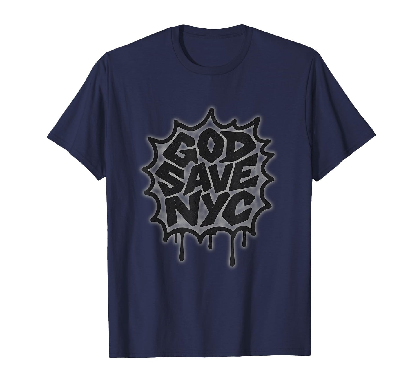 God Save NYC Retro Punk Style T-Shirt