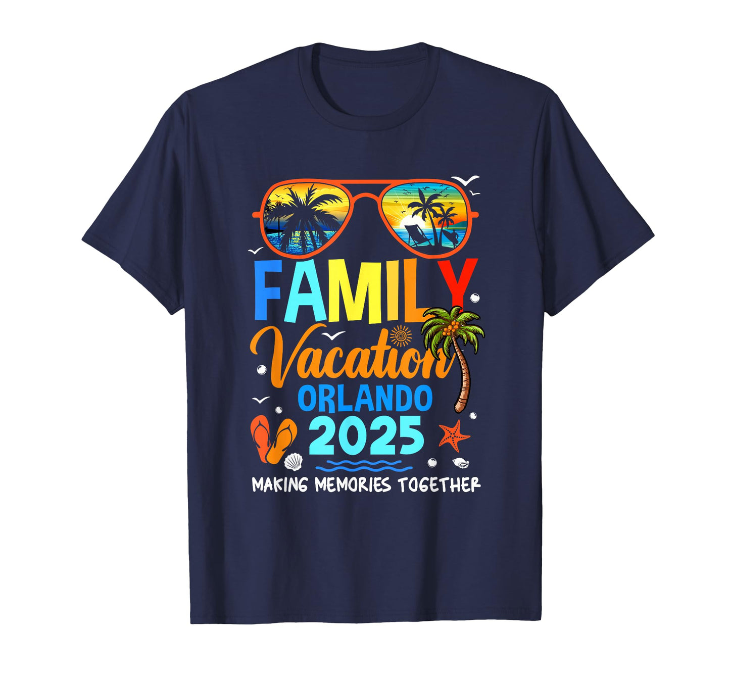 Family Vacation Orlando 2025 Family Vacation Together T-Shirt