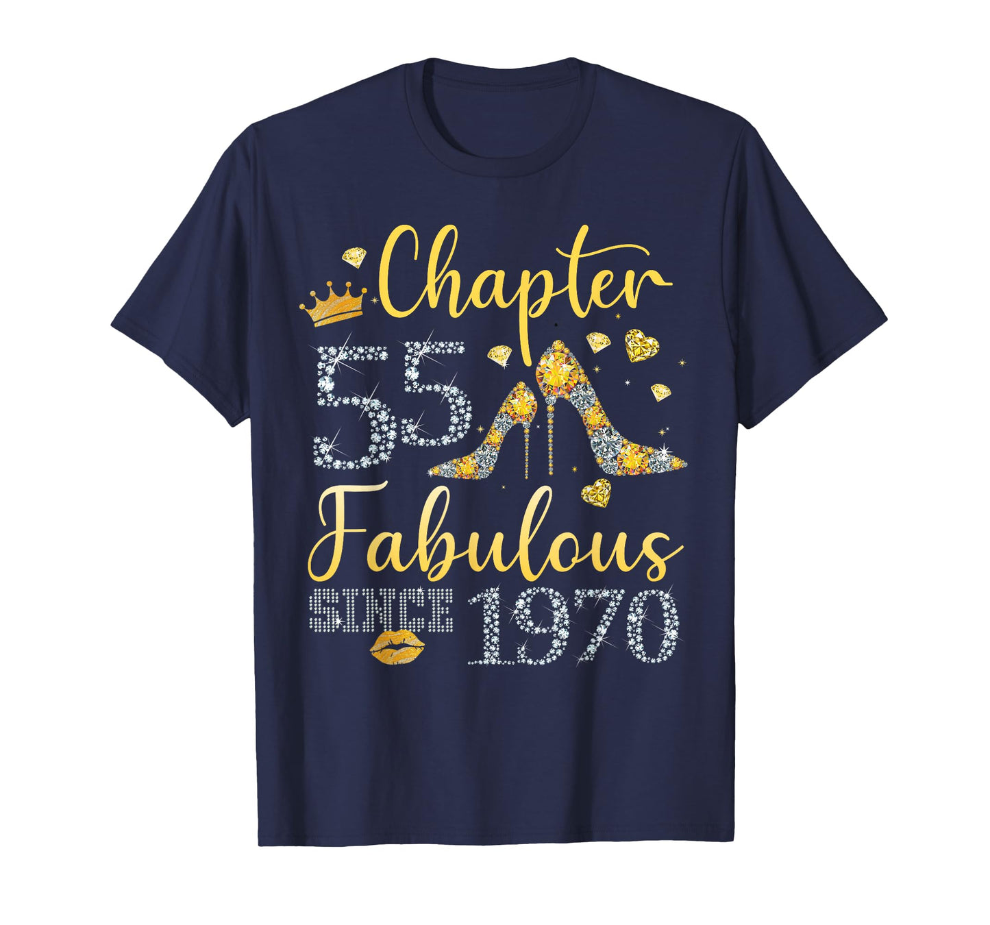 Women Chapter 55 Fabulous Since 1970 55 years old Birthday T-Shirt