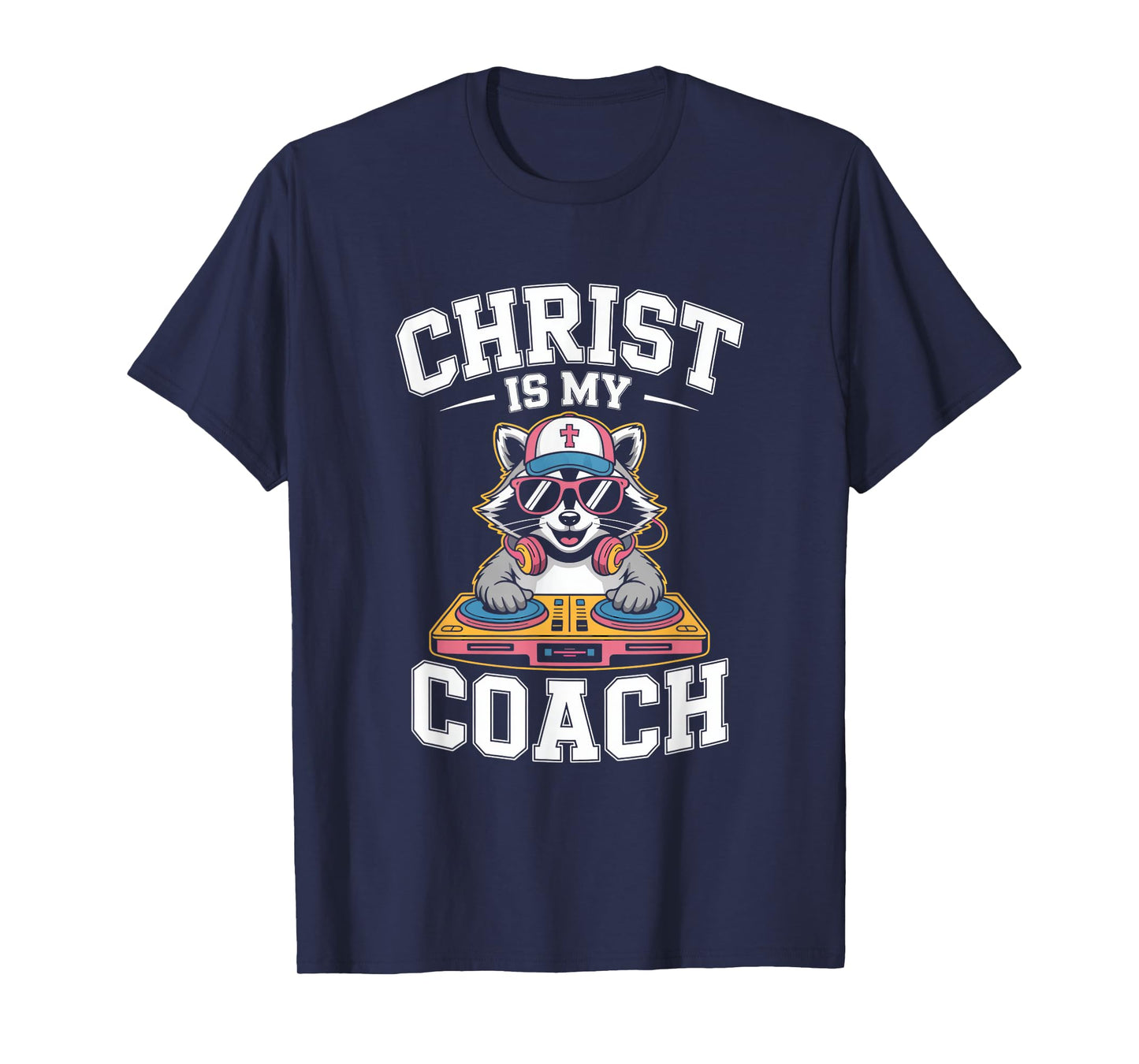 Christ is My Coach DJ Faithful Vibes T-Shirt