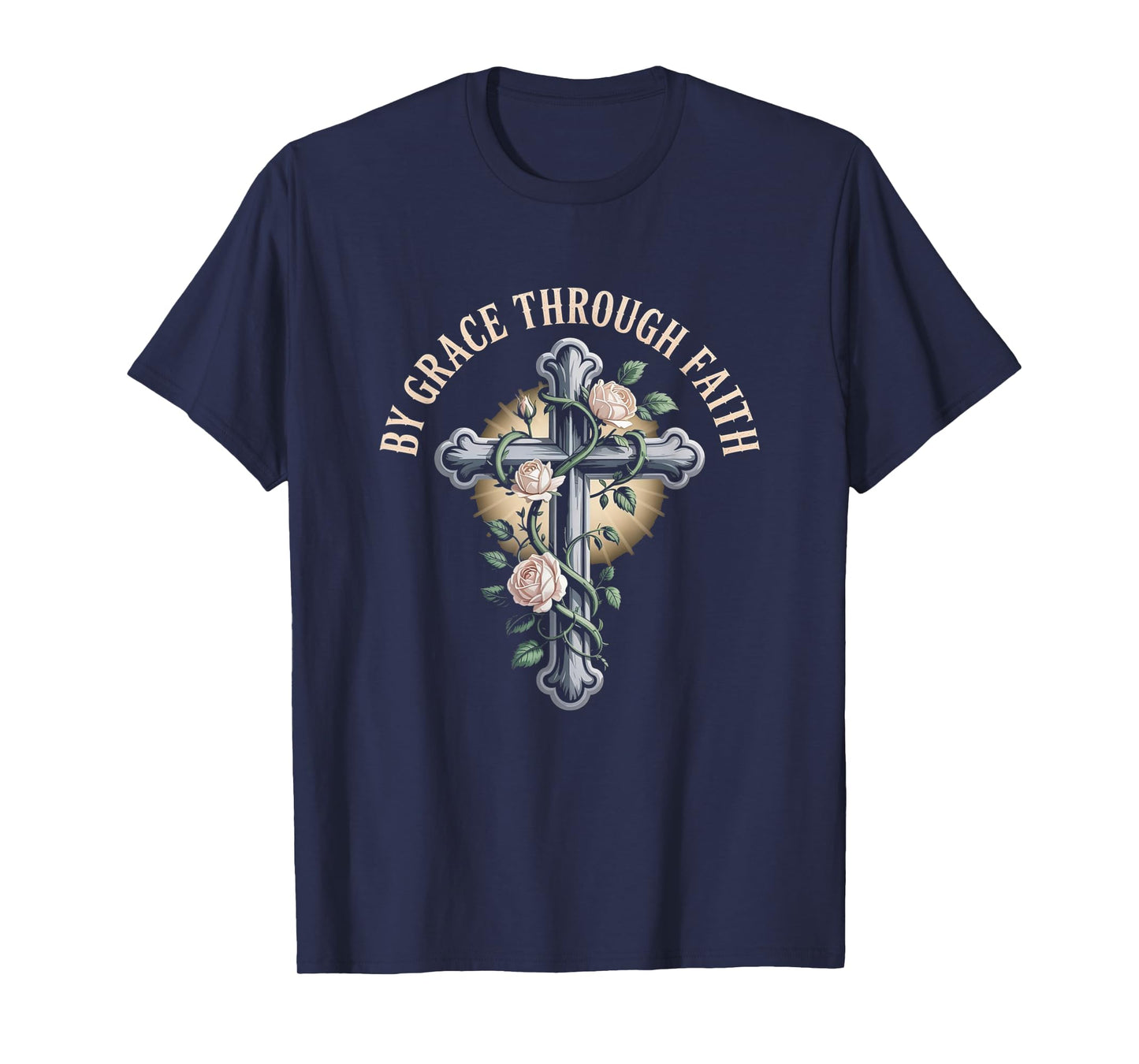 Saved by Grace Through Faith Ephesians 2:8-9 Tee T-Shirt