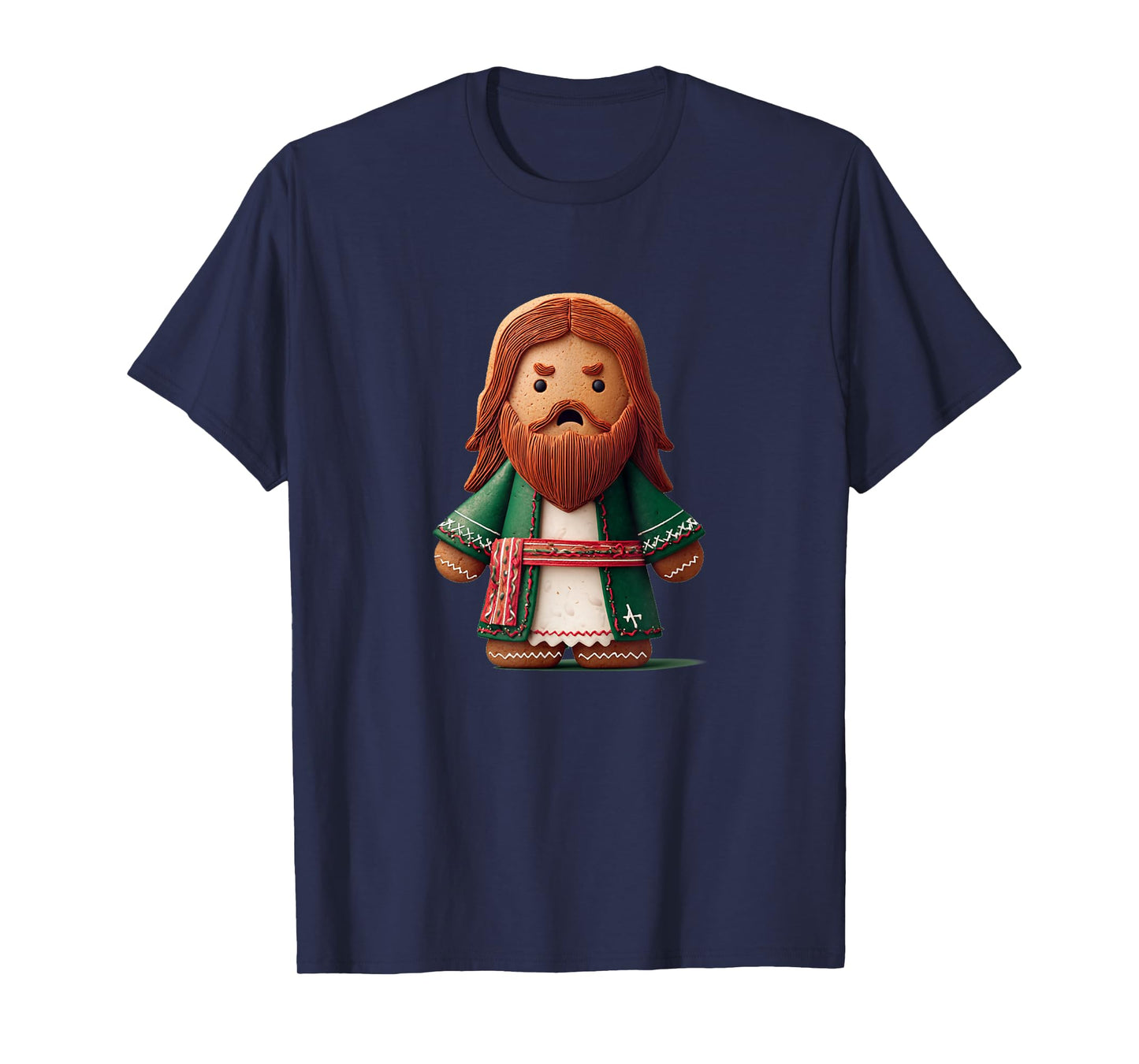 Grumpy Jesus Christ Gingerbread Costume T-Shirt