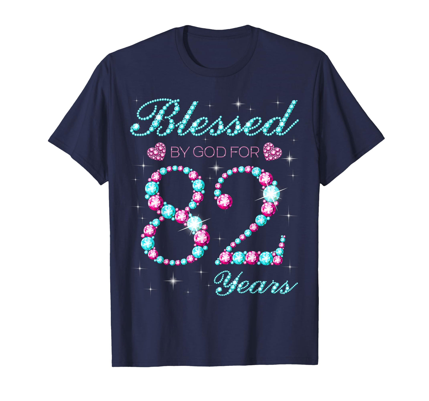 Blessed By God For 82 Years Old 82nd Birthday Party B-day T-Shirt