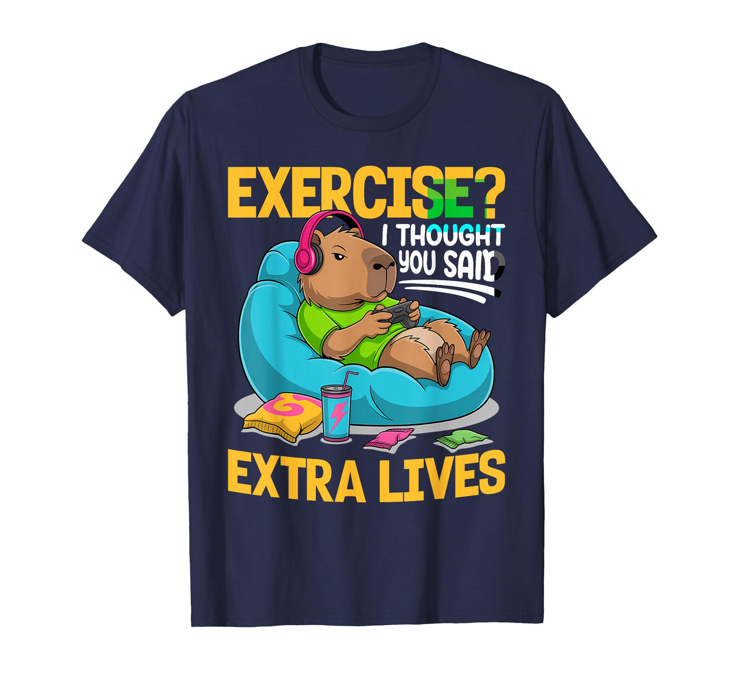 Capybara Gamer Gaming T-Shirt