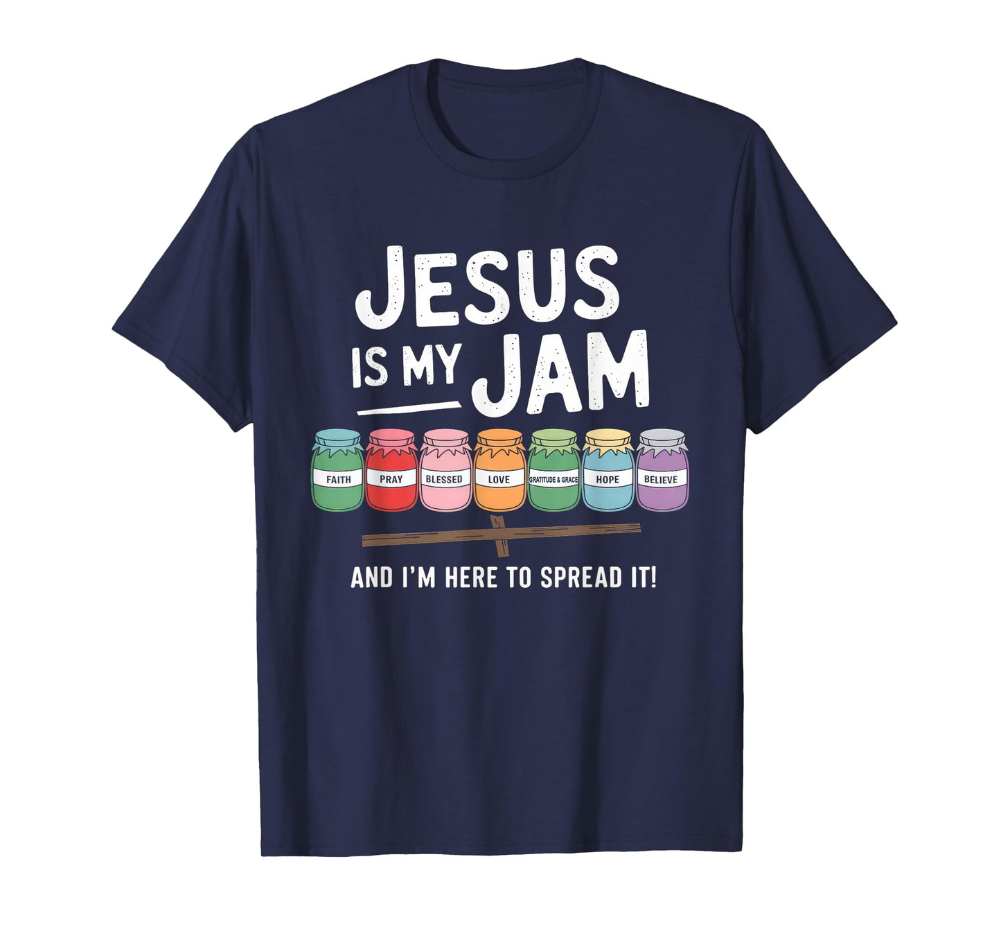 Jesus is My Jam Tshirt Men Women Christian Bible Verse T-Shirt
