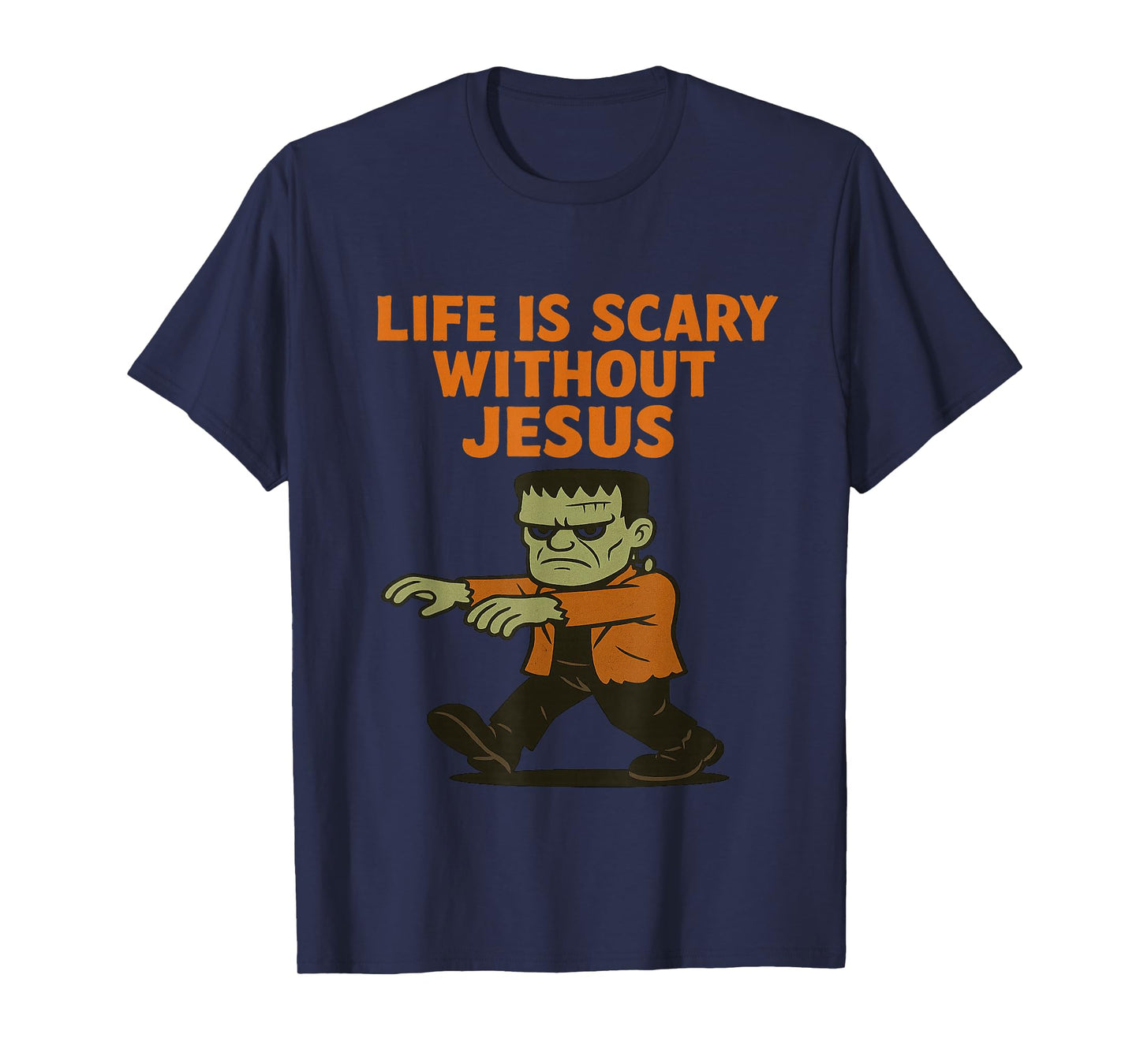 Frankenstein Christian Jesus Halloween T-Shirt