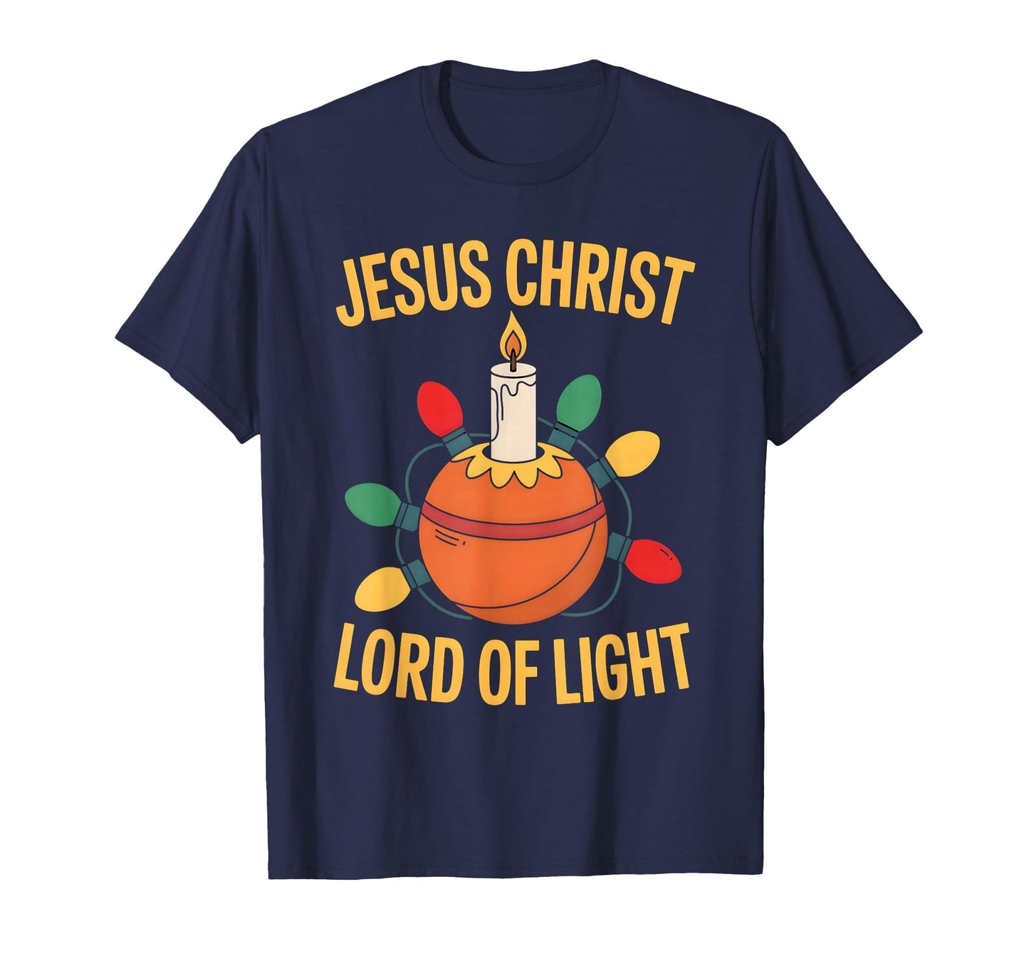 Christingle Christmas Christian Jesus Christ Lord Of Light T-Shirt
