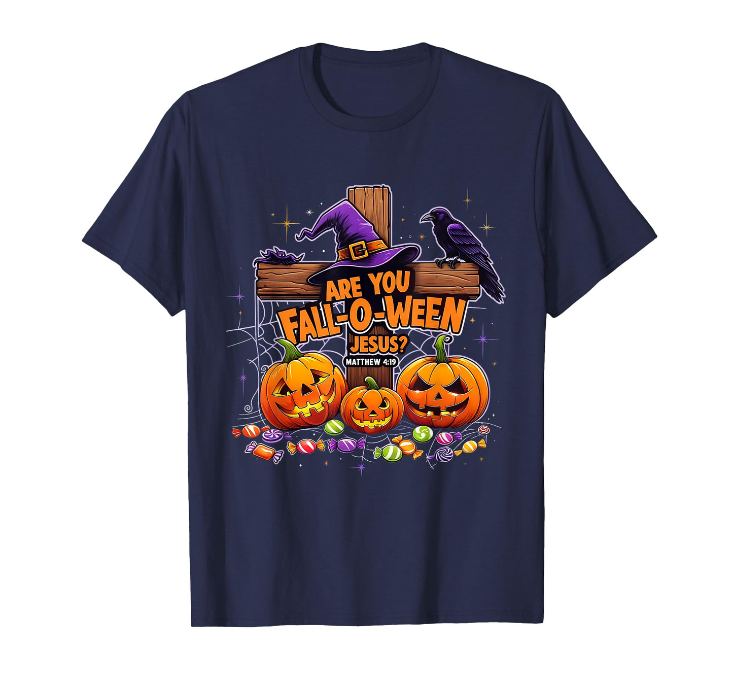are You Fall-O-Ween Jesus Funny Pumpkin T-Shirt