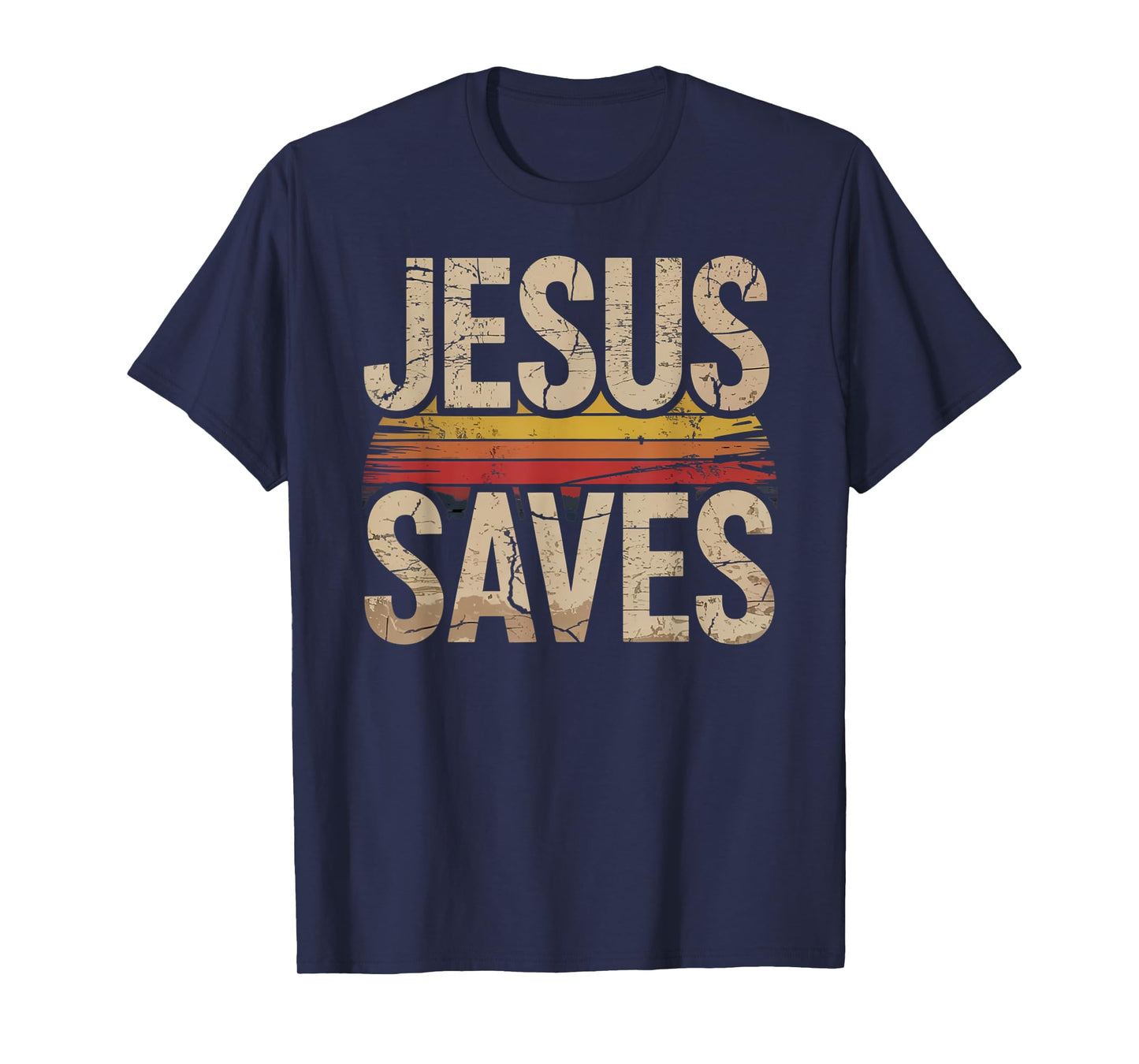 Jesus Saves Cross Christian Religious Faith Mens T-Shirt