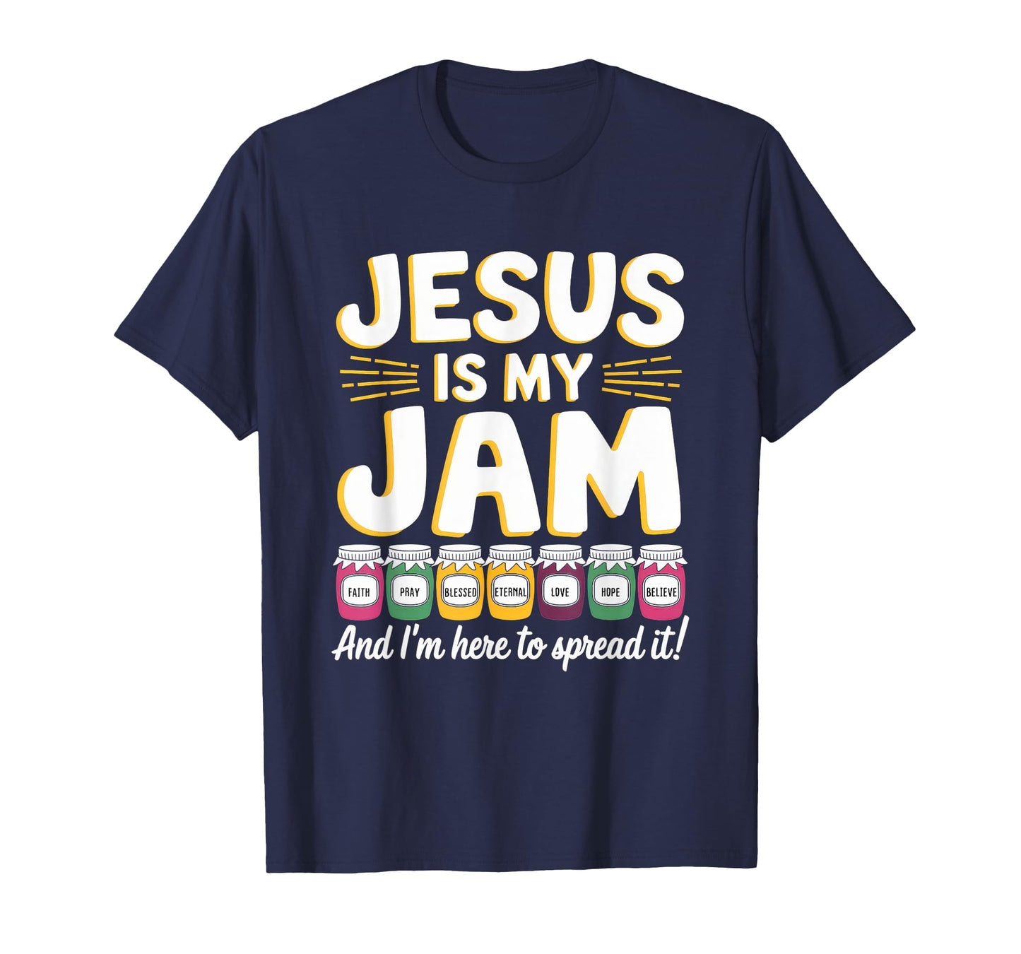 Jesus is My Jam Tshirt Men Women Christian Bible Verse T-Shirt