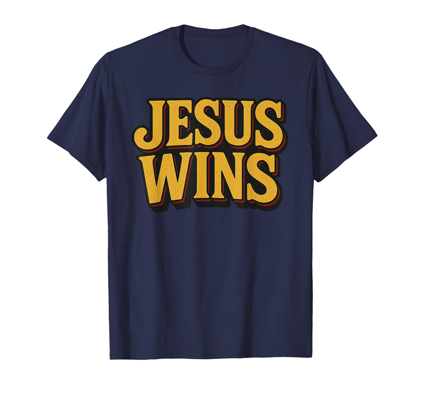 Jesus Wins - Inspirational Christian Faith T-Shirt