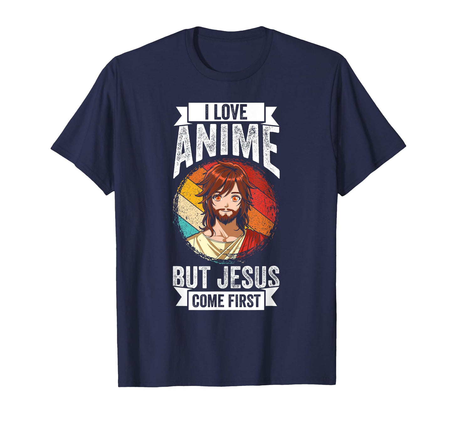 I Love Anime BUT Jesus Come First Anime Jesus T-Shirt