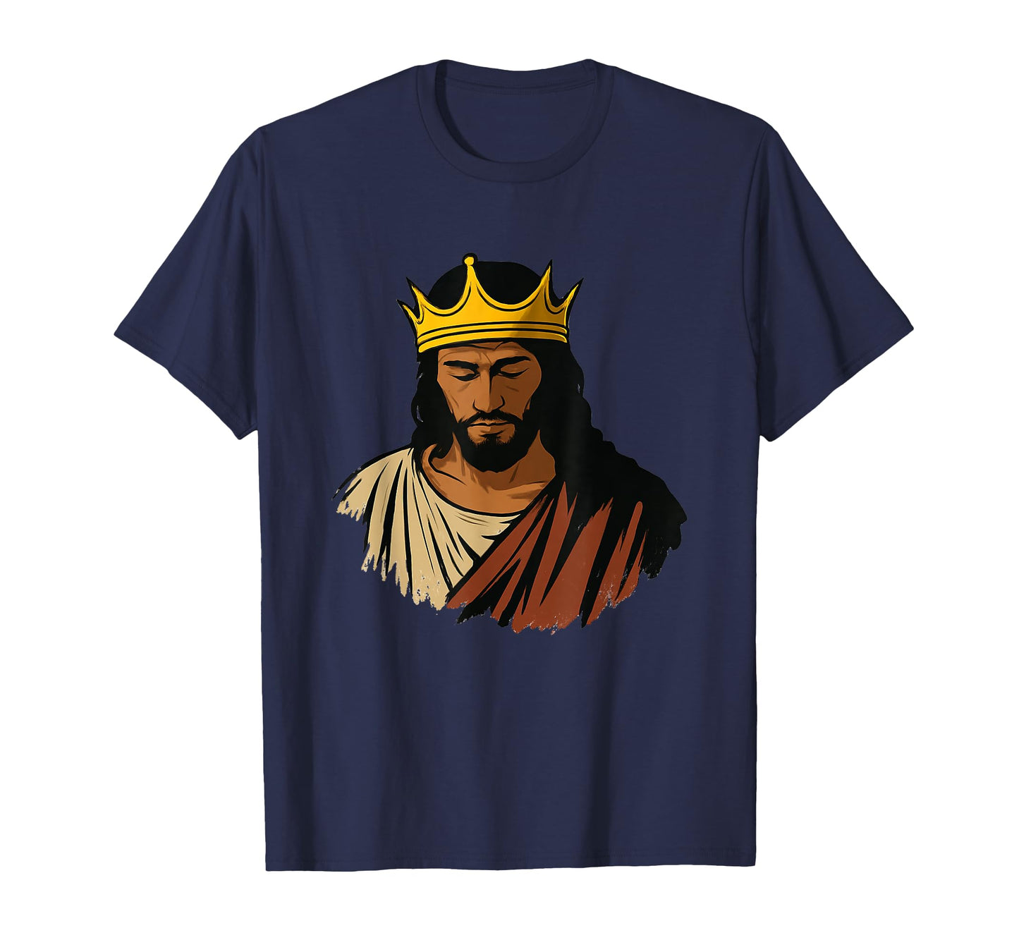 Black Jesus African American Jesus Portrait Black Christian T-Shirt