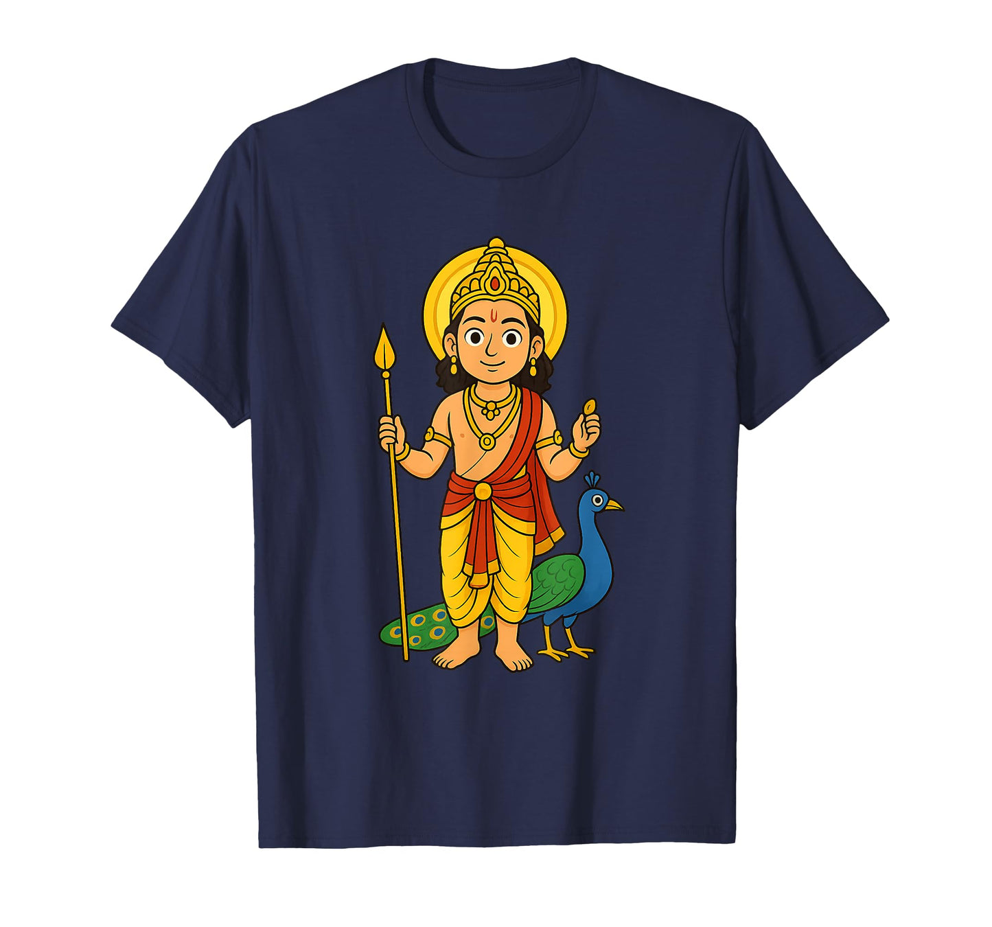 Deity Murugan Skanda, Subrahmanya, Shanmukha Kartikeya T-Shirt