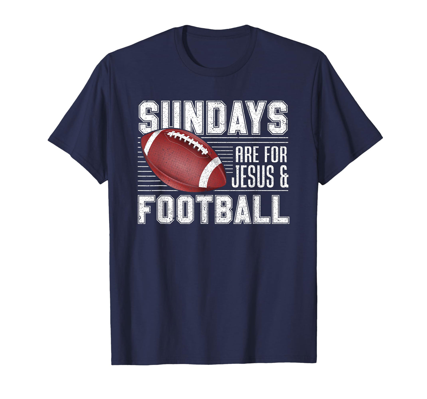 Sundays Are For Jesus & Football Draft Day Fantasy Football T-Shirt