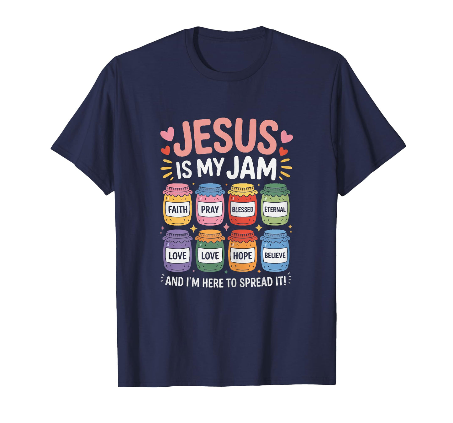 Jesus is My Jam for Christian,Funny Jesus Bible Verse Women T-Shirt