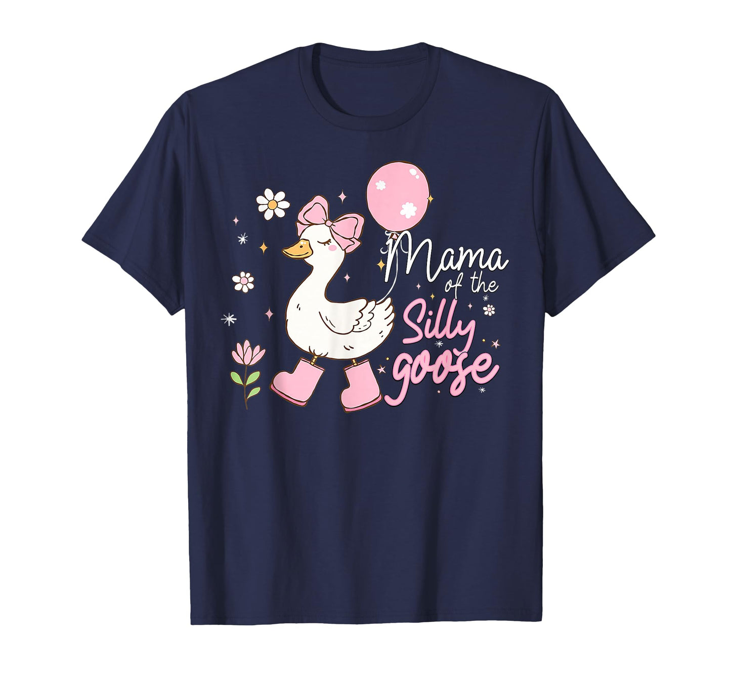Mom of The Silly Goose Silly Goose Birthday Matching Family T-Shirt