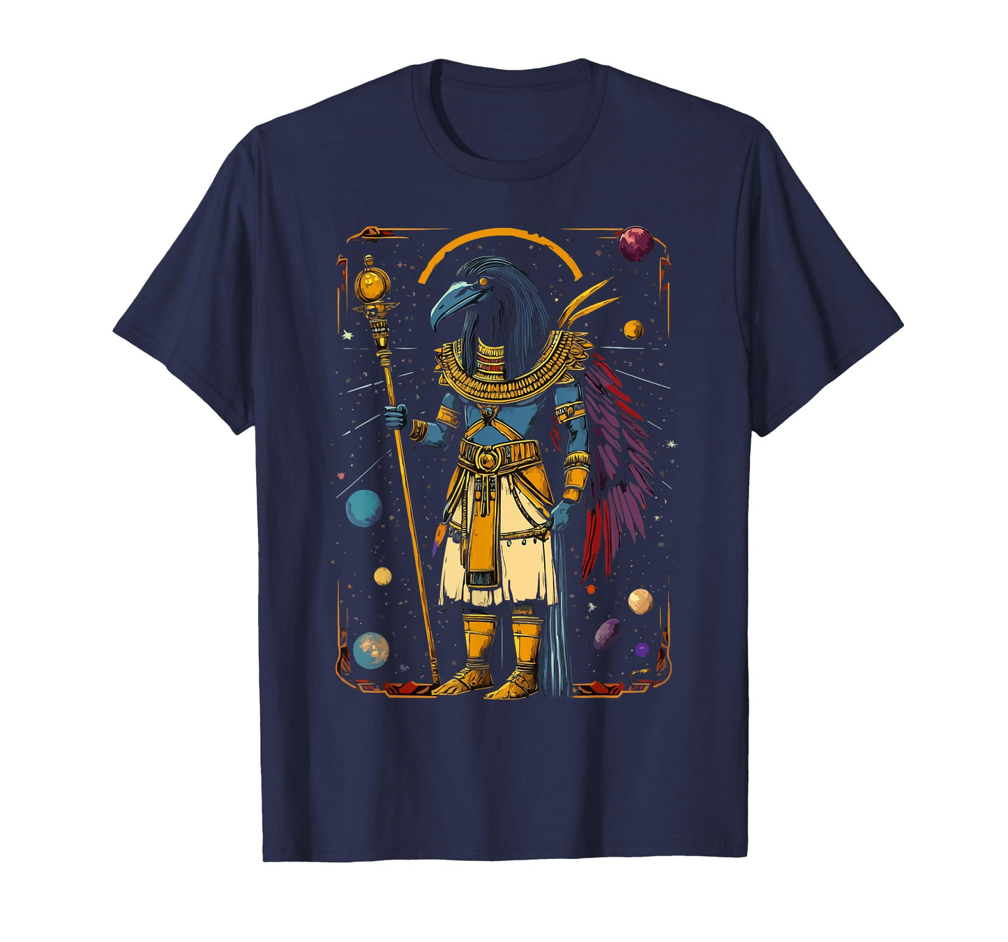 Thoth Egyptian God Egyptian Mythology Pyramid Ancient Egypt T-Shirt