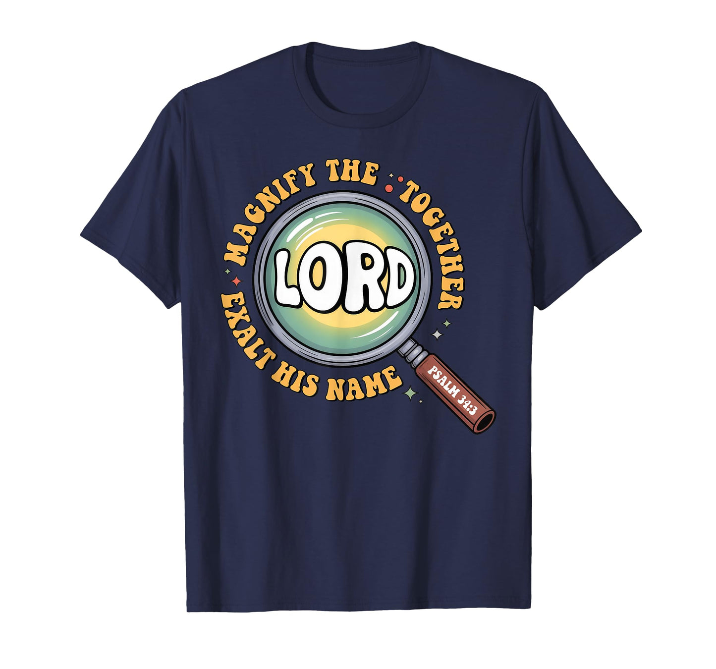Magnify The Lord Bible Verse Magnified VBS 2025 Summer Camp T-Shirt